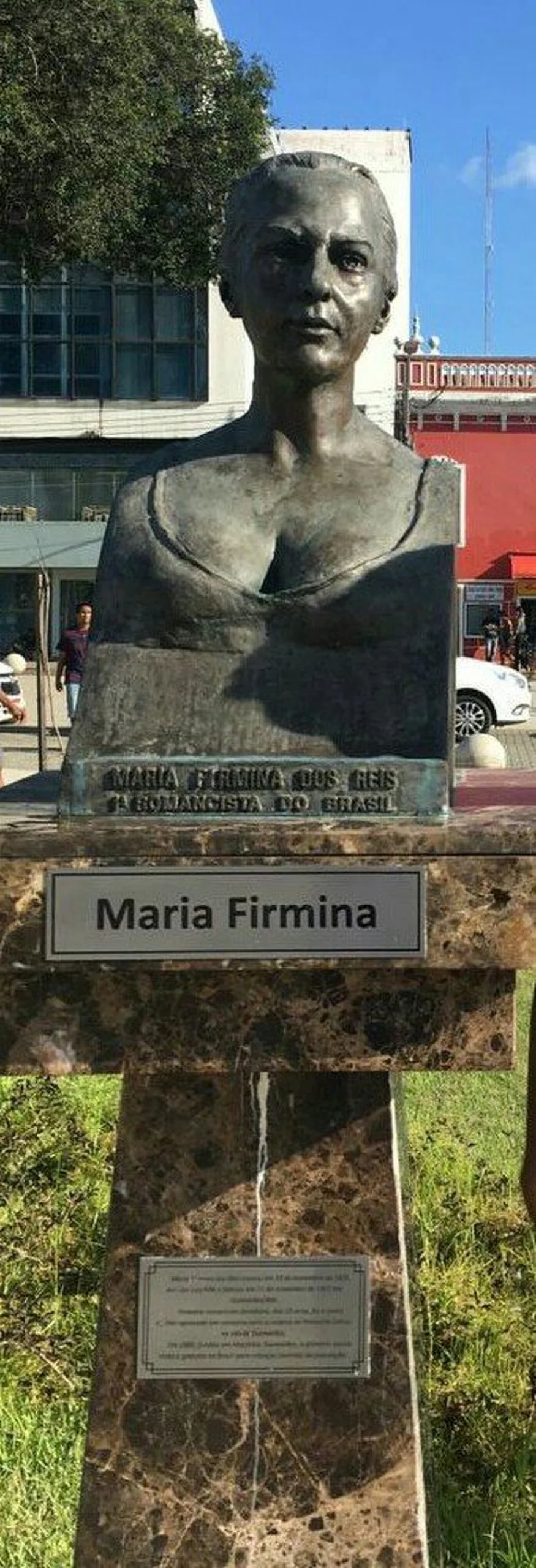 Porträt von Maria Firmina dos Reis (1825–1917) – Gedenkseite