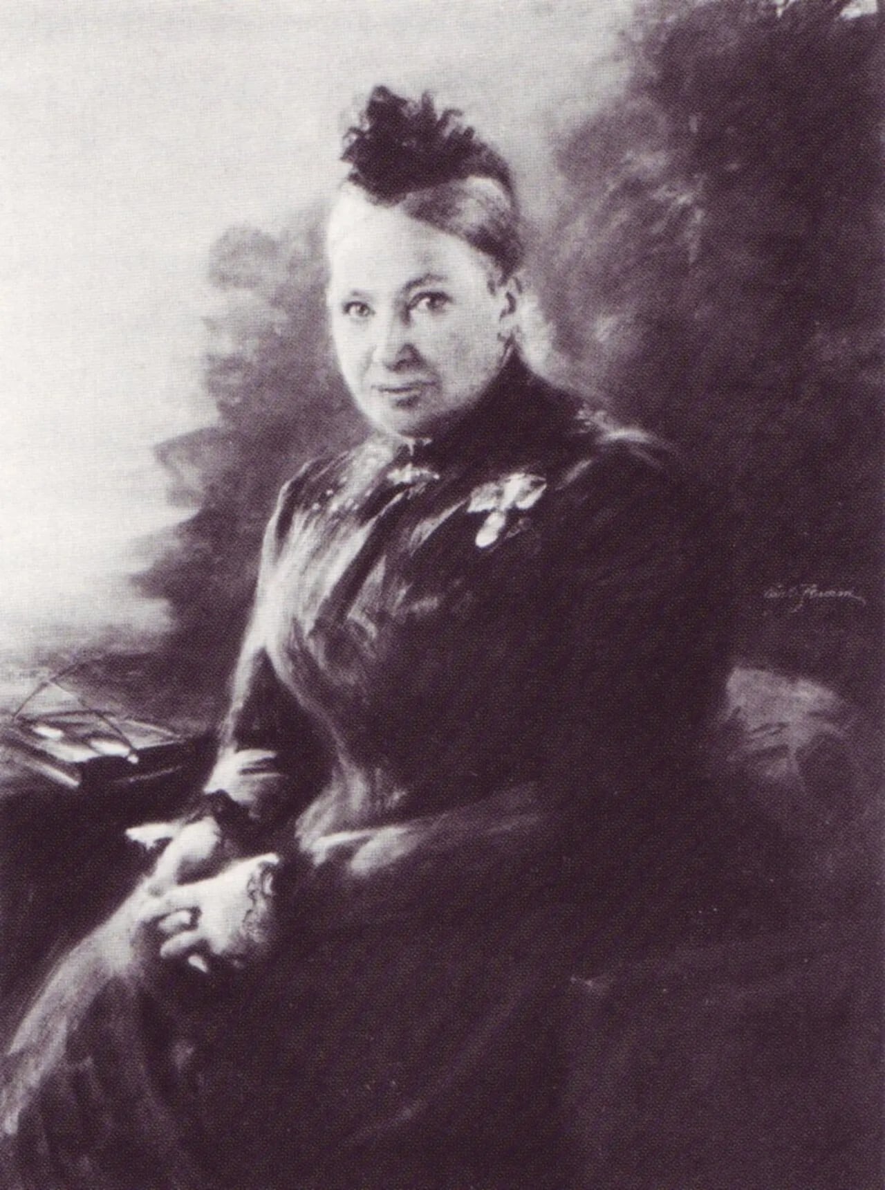 Porträt von Maria Zanders (1839–1904) – Gedenkseite