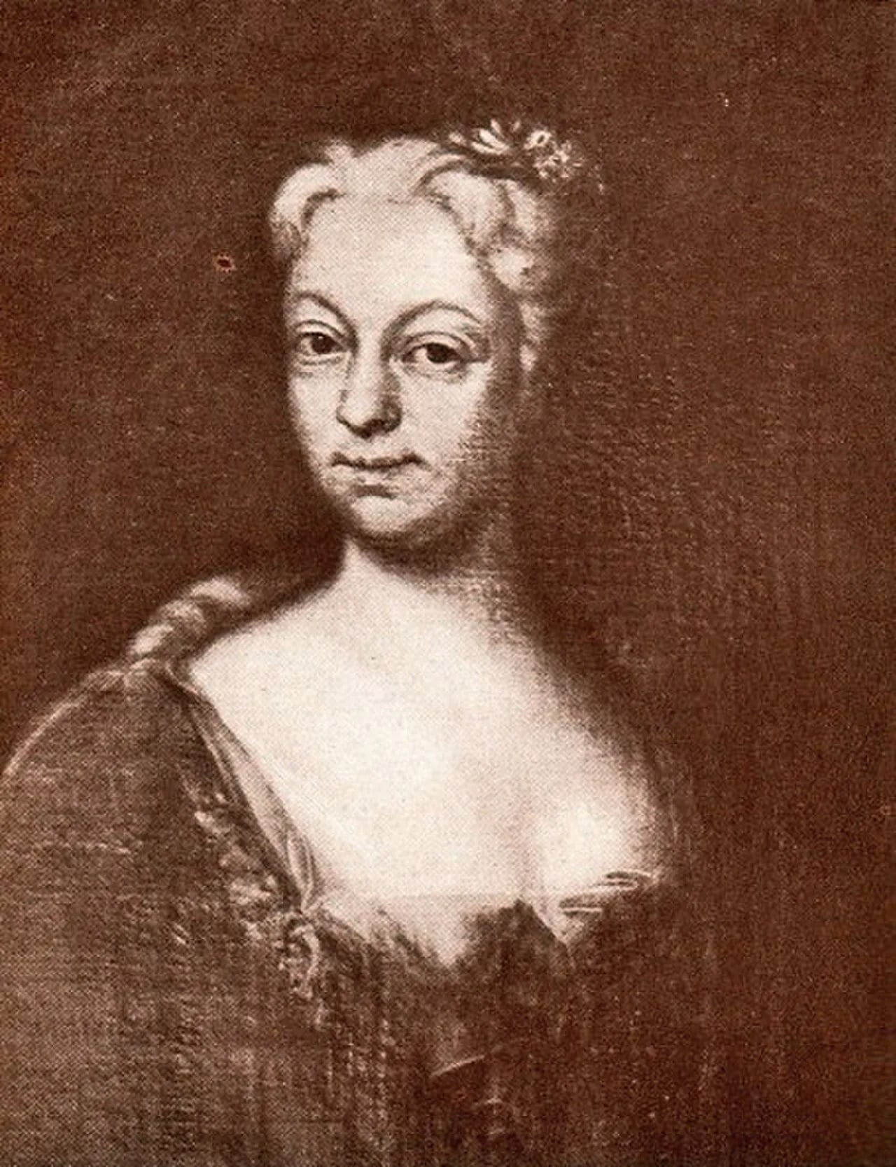 Porträt von Marie Elisabeth von Ahlefeldt (1719–1769) – Gedenkseite