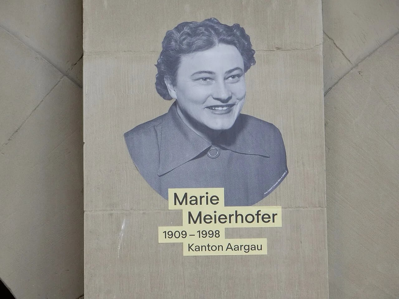 Porträt von Marie Meierhofer (1909–1998) – Gedenkseite