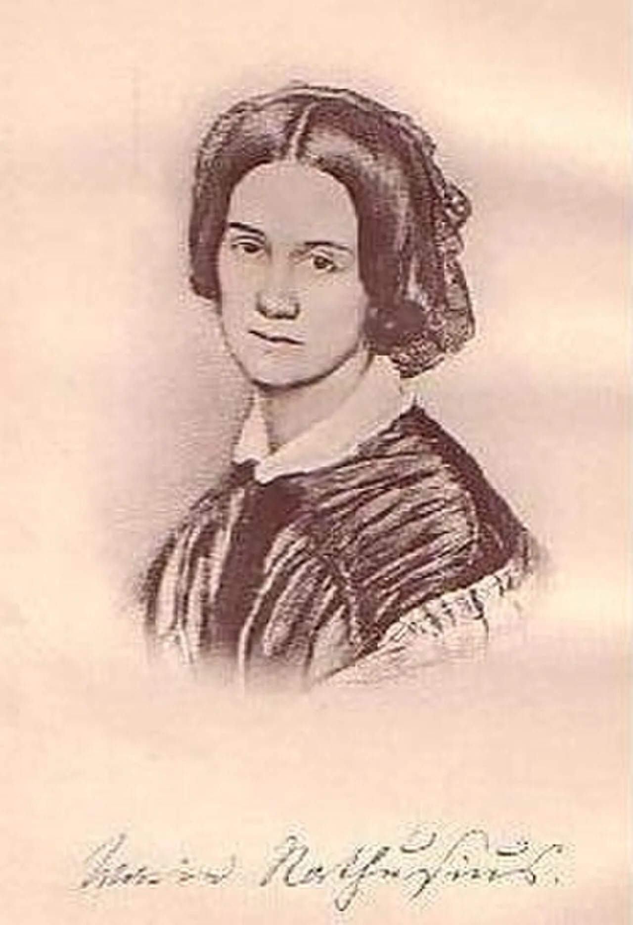 Porträt von Marie Nathusius (1817–1857) – Gedenkseite