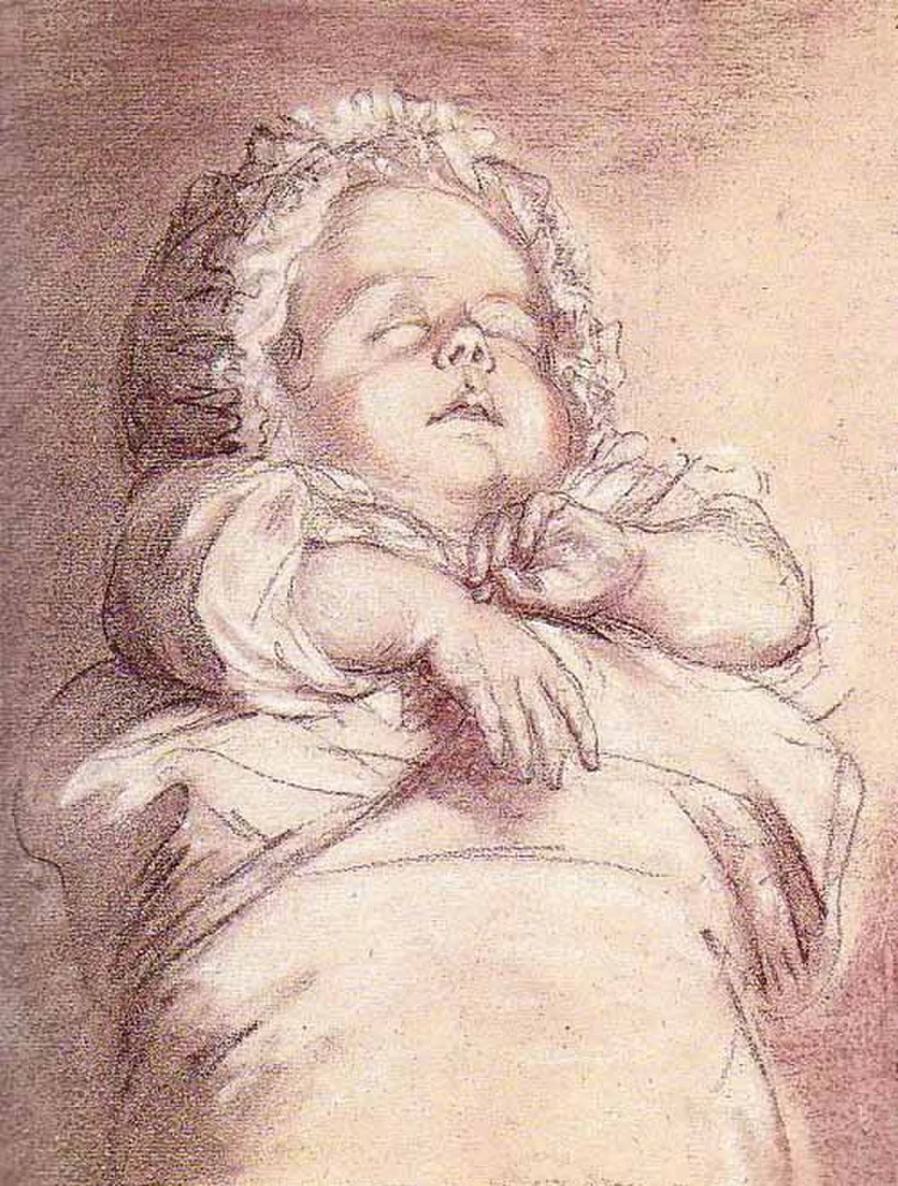 Porträt von Sophie Hélène de Bourbon (1786–1787) – Gedenkseite
