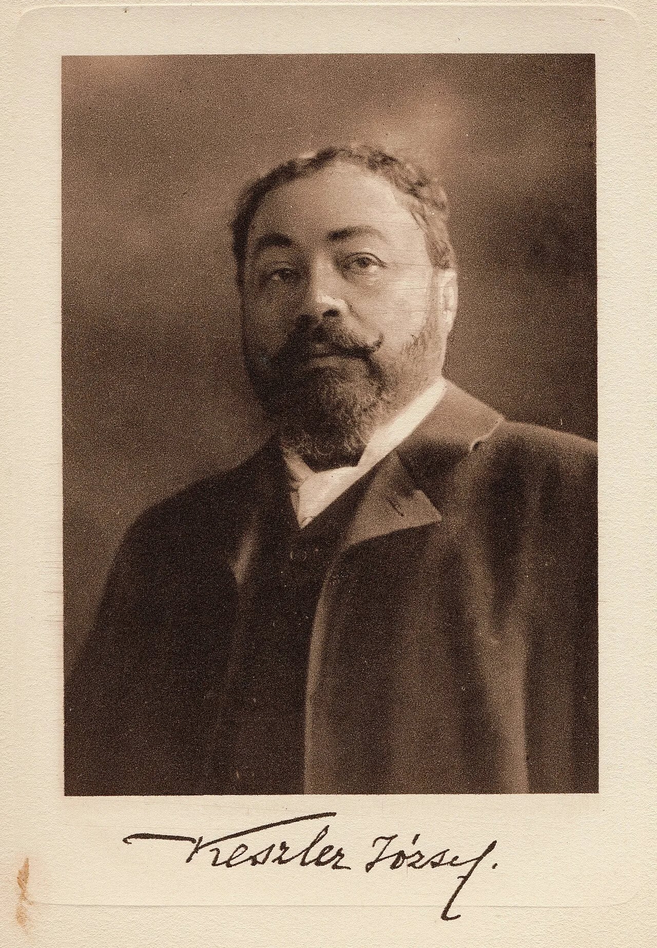 Portrait of József Keszler (1846–1927) – memorial page