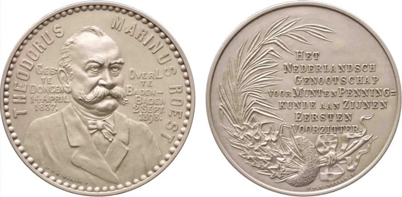 Porträt von Theodorus Marinus Roest (1832–1898) – Gedenkseite