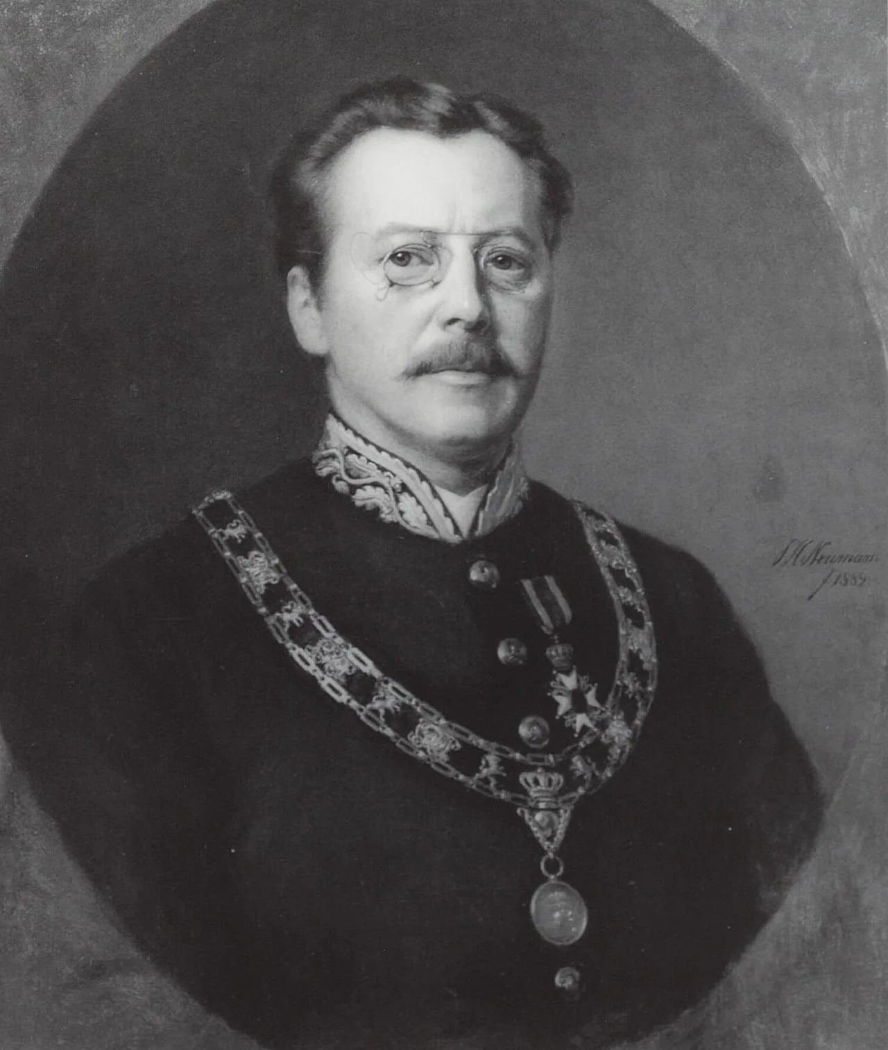 Porträt von Piter Lycklama à Nijeholt (1842–1913) – Gedenkseite