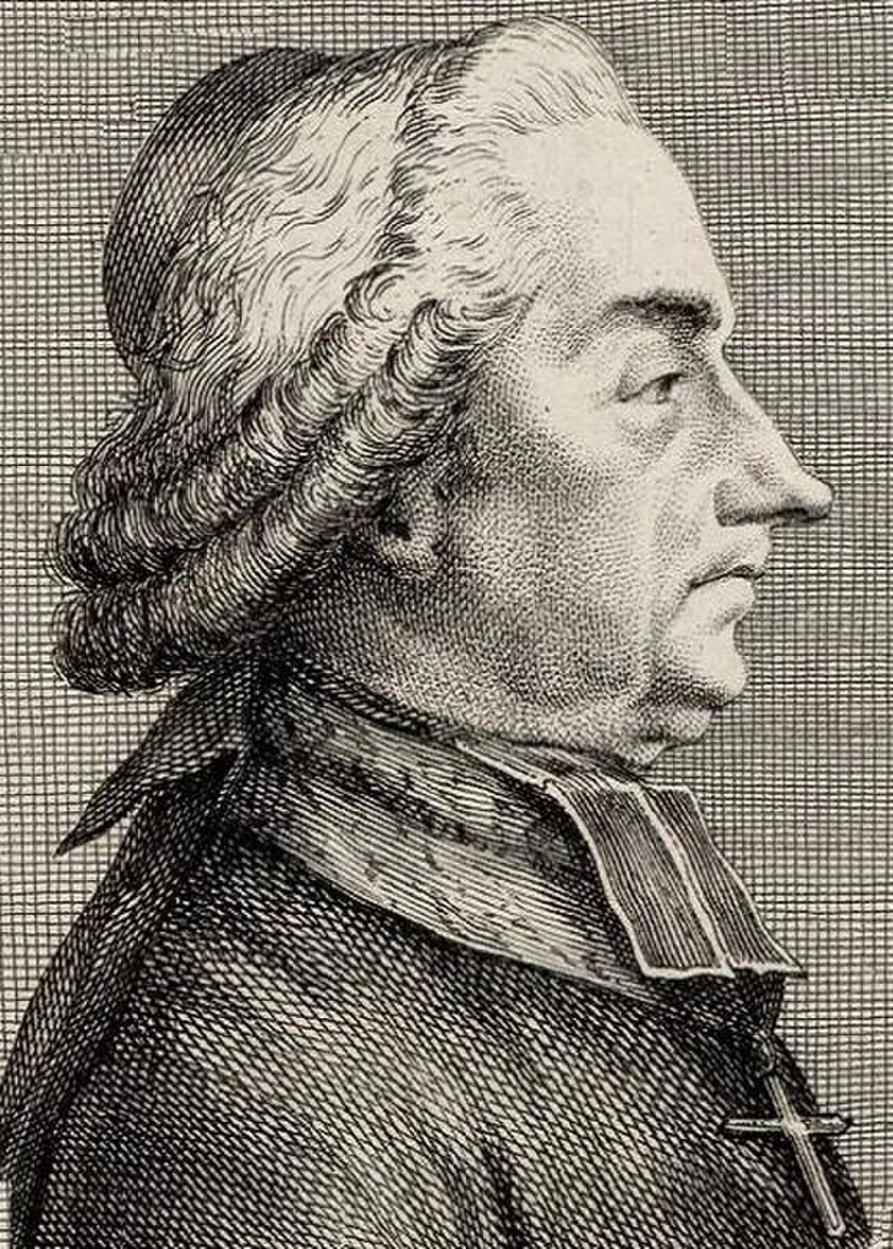 Porträt von Martial-Louis de Beaupoil de Saint-Aulaire (1719–1798) – Gedenkseite