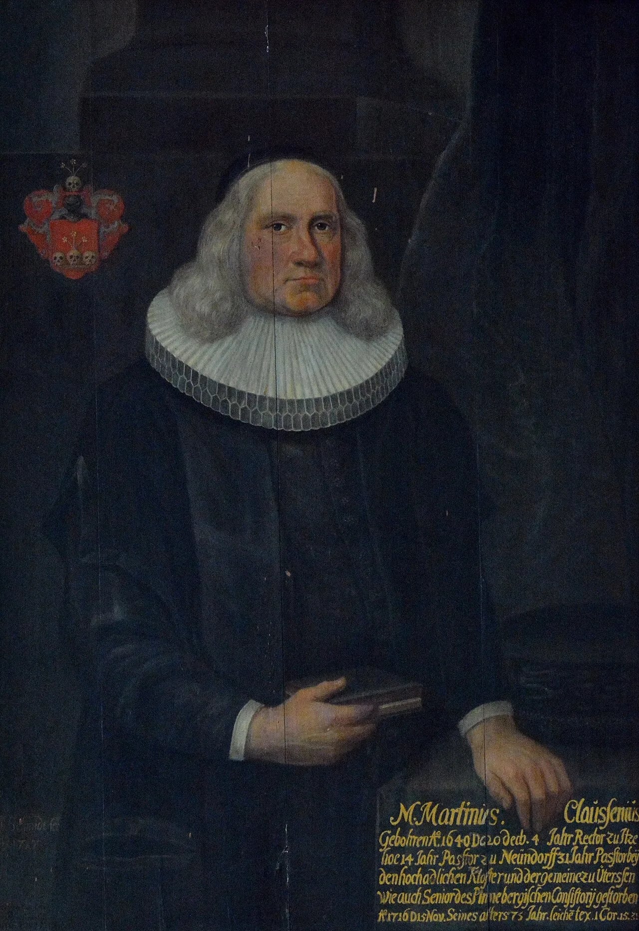 Porträt von Martin Clausen (1640–1716) – Gedenkseite
