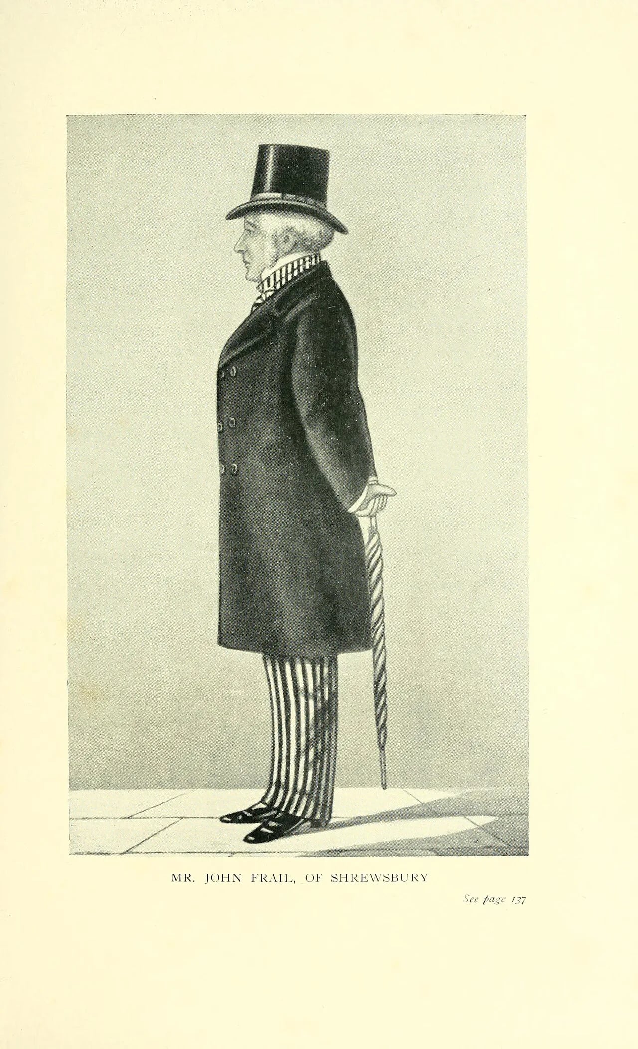 Portrait of John Frail (1804–1879) – memorial page