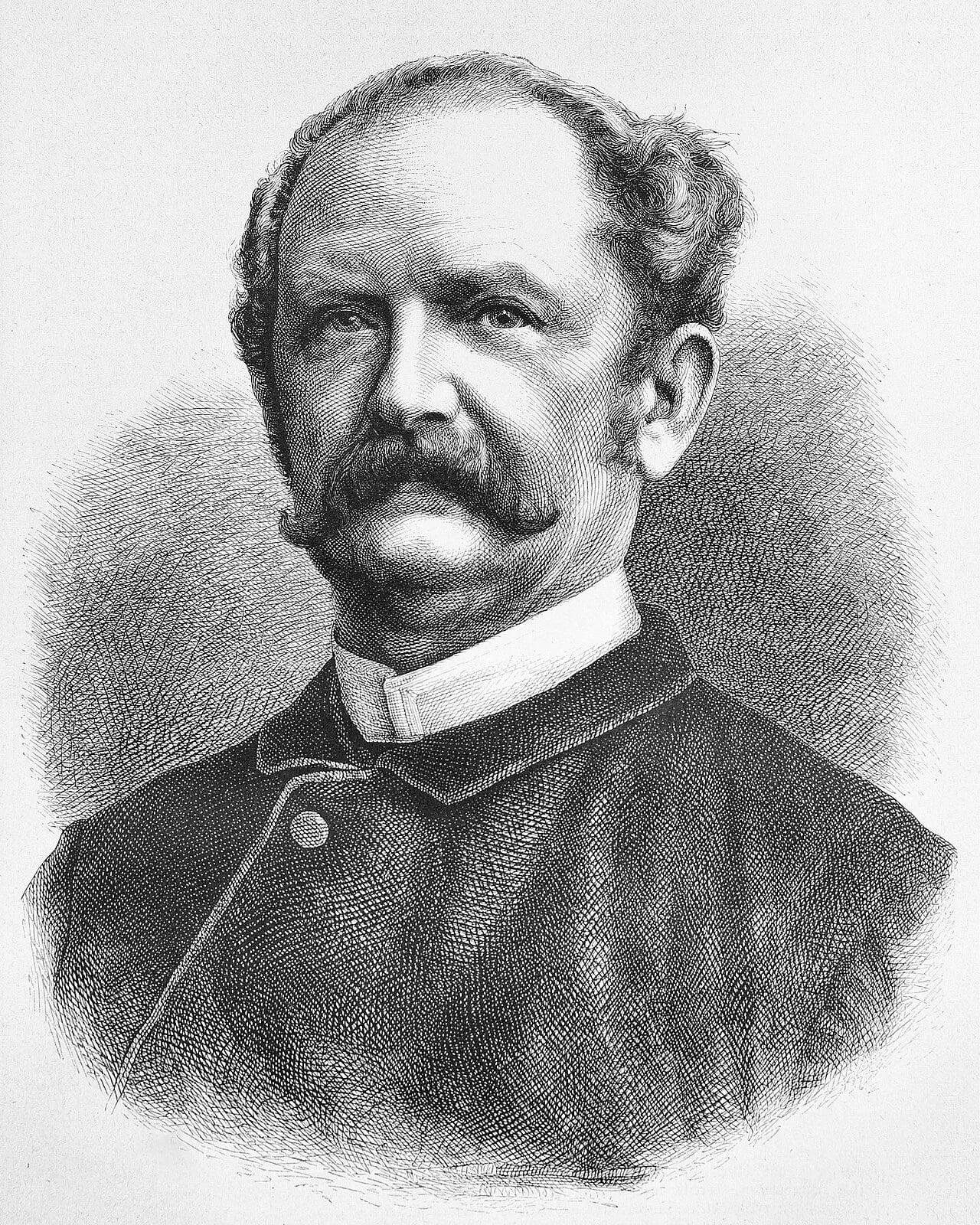 Porträt von Ernst Keil (1816–1878) – Gedenkseite