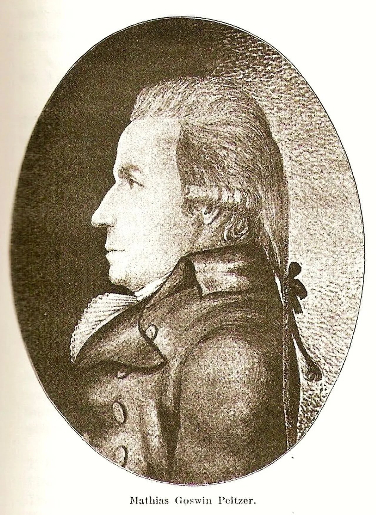 Portrait of Matthias Goswin Pelzer (1754–1814) – memorial page