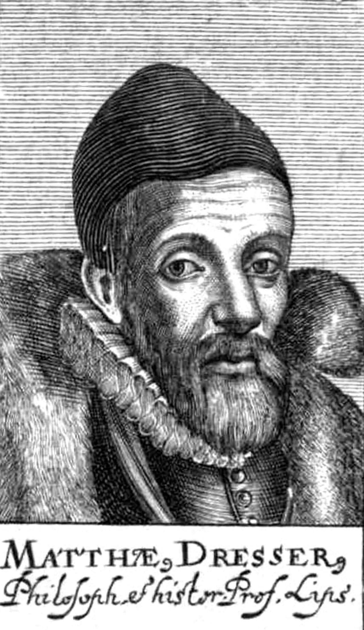 Portrait of Matthäus Dresser (1536–1607) – memorial page