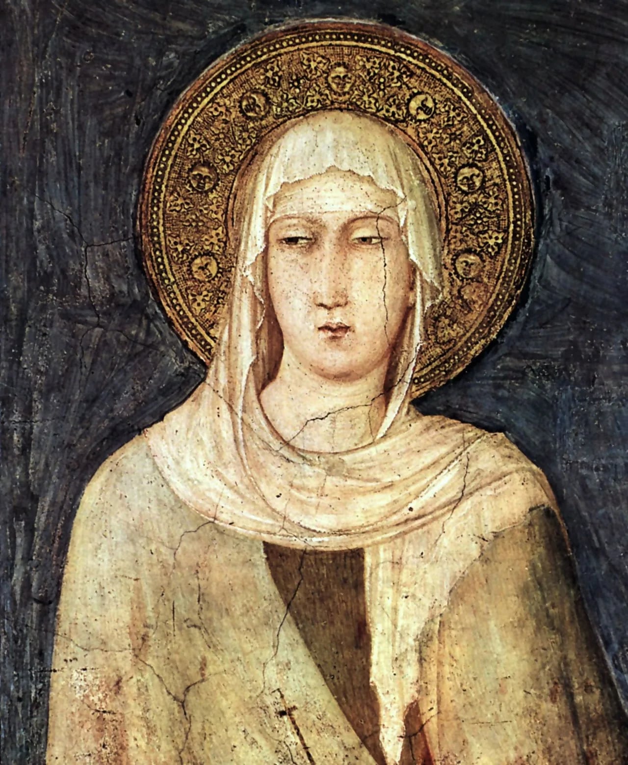 Porträt von Klara von Assisi (1194–1253) – Gedenkseite