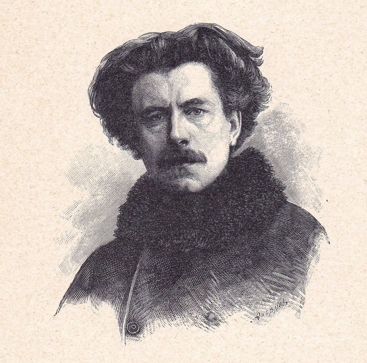 Porträt von Maurice Rollinat (1846–1903) – Gedenkseite