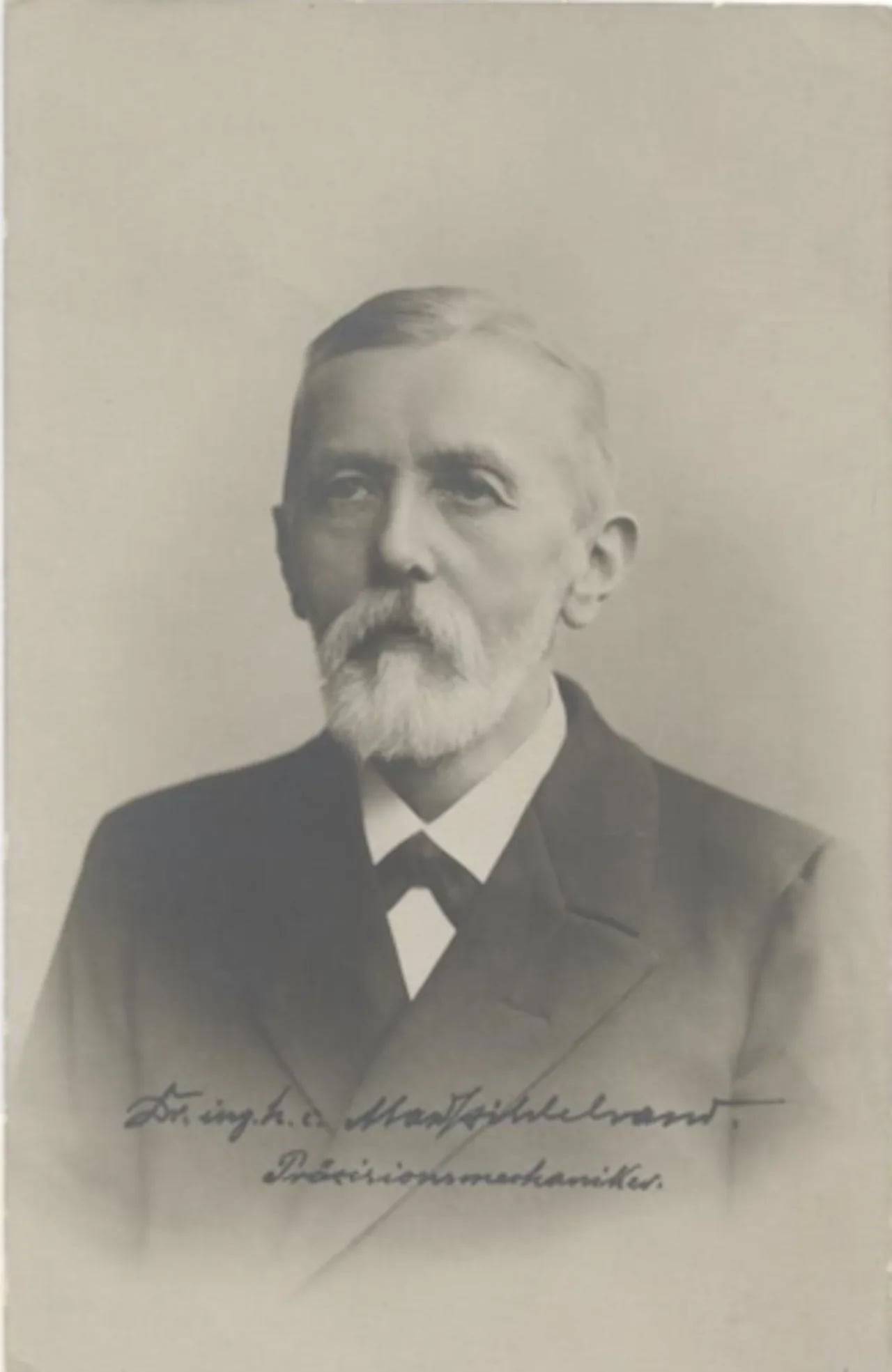 Porträt von Max Hildebrand (1839–1910) – Gedenkseite