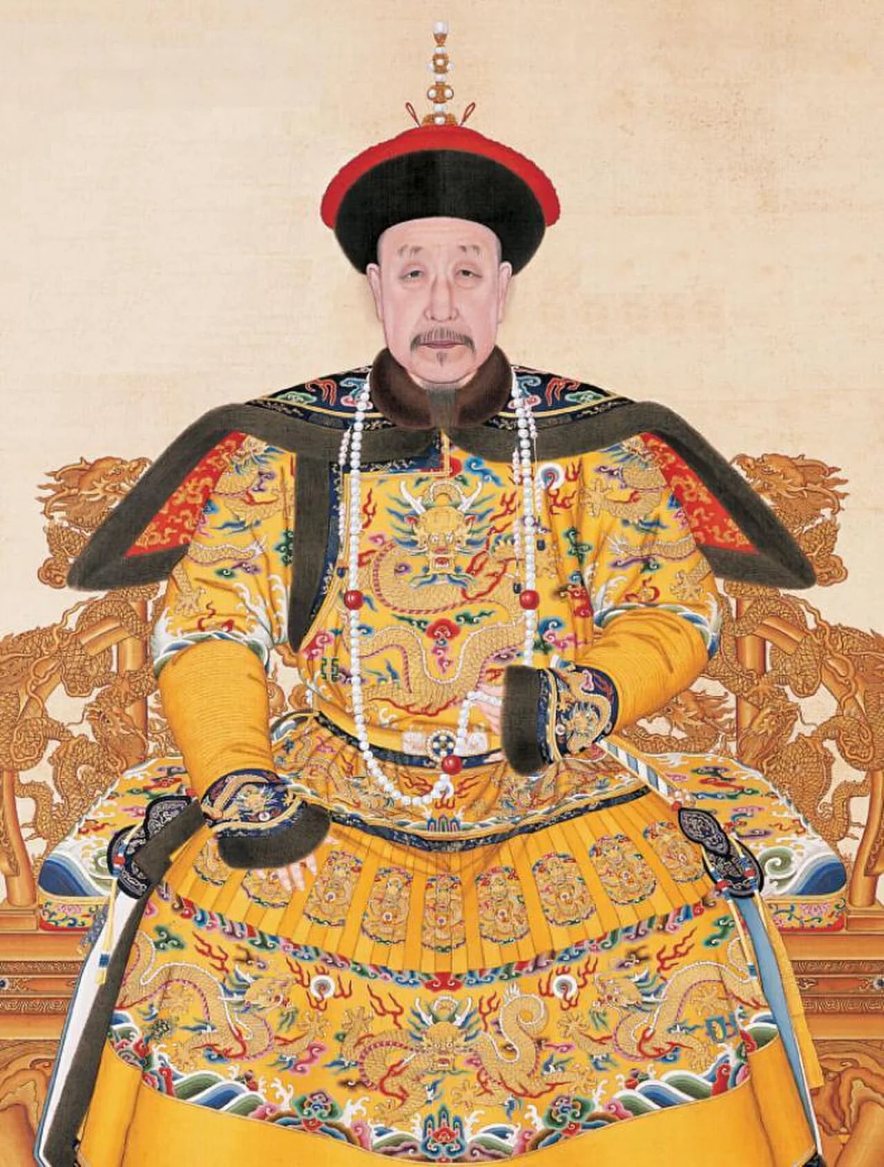 Porträt von Qianlong (1711–1799) – Gedenkseite