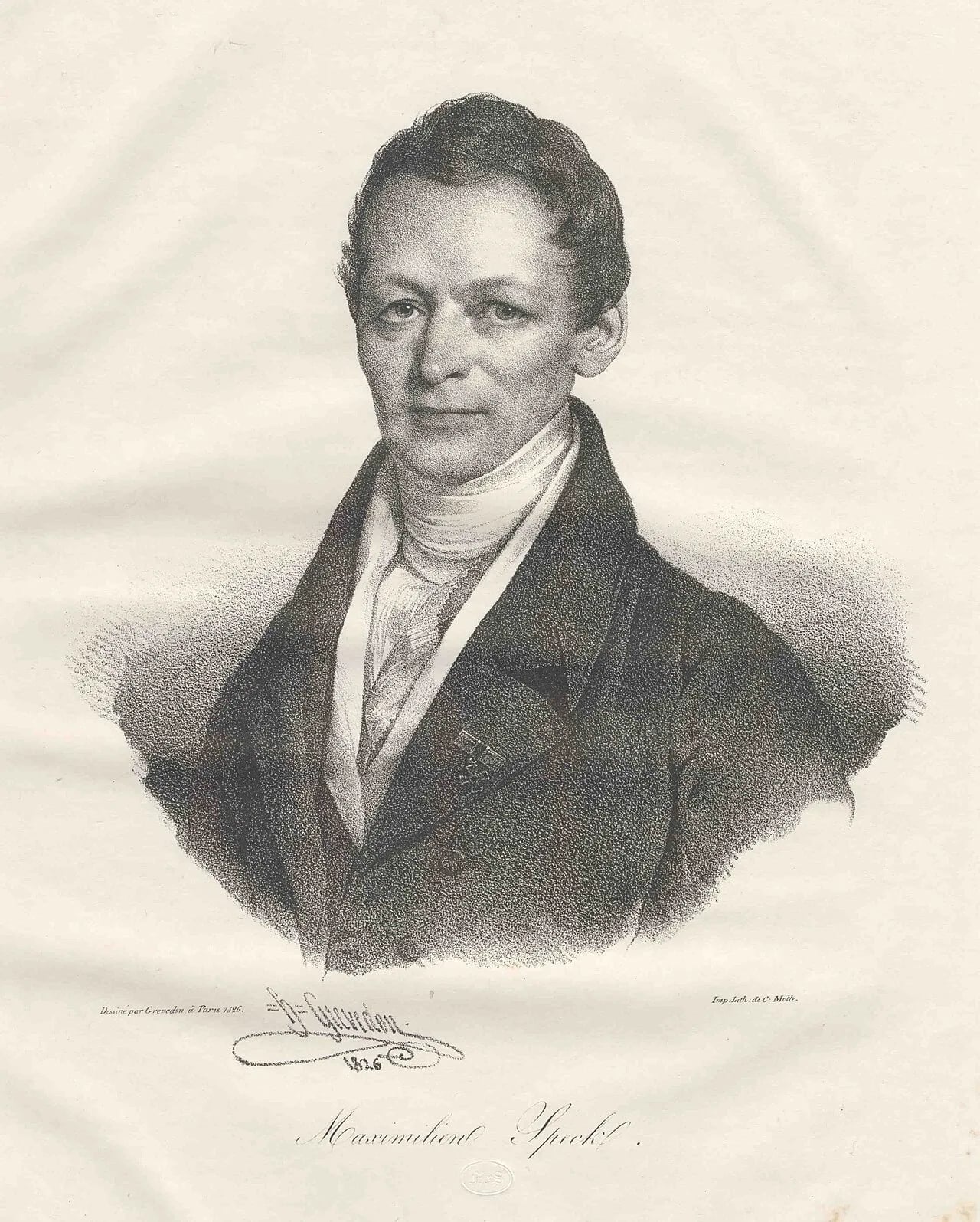 Porträt von Maximilian Speck von Sternburg (1776–1856) – Gedenkseite