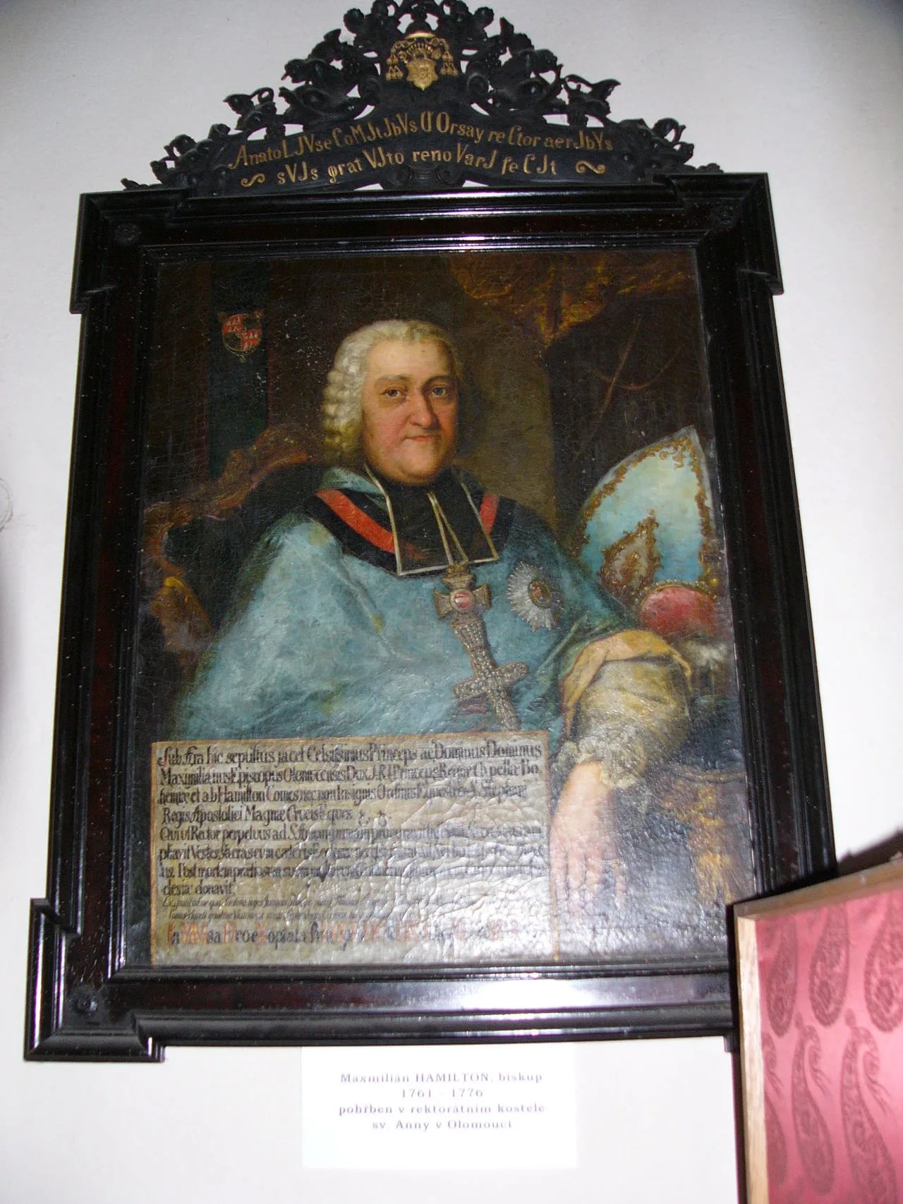 Portrait of Maximilian von Hamilton (1714–1776) – memorial page