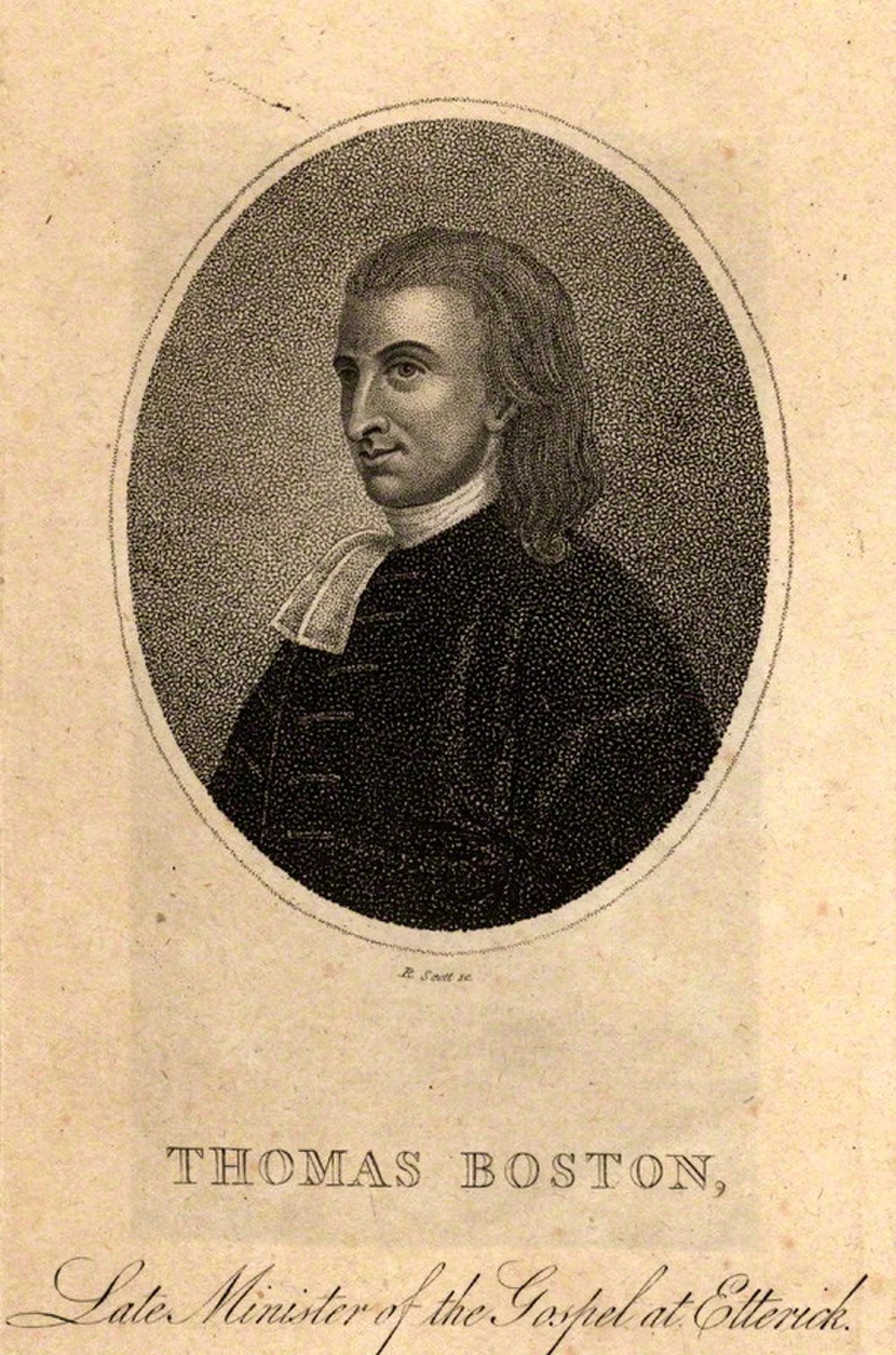 Porträt von Thomas Boston (1676–1732) – Gedenkseite