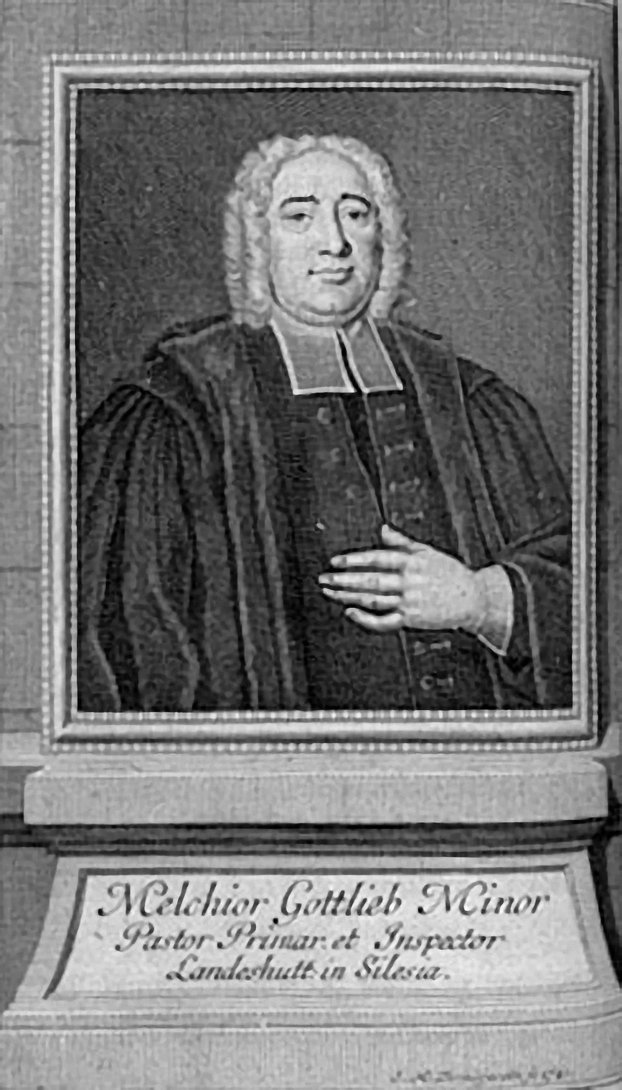Portrait of Melchior Gottlieb Minor (1693–1748) – memorial page