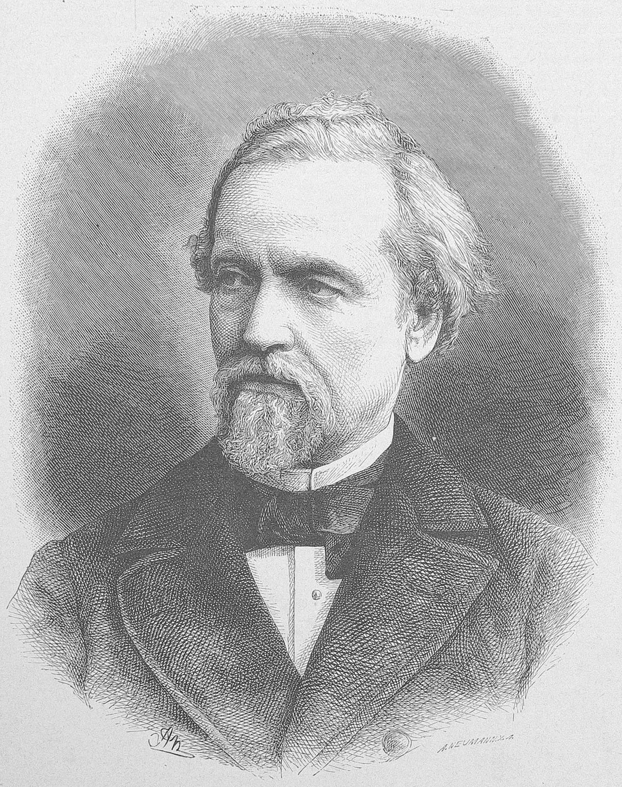 Portrait of Gustav Mühl (1819–1880) – memorial page