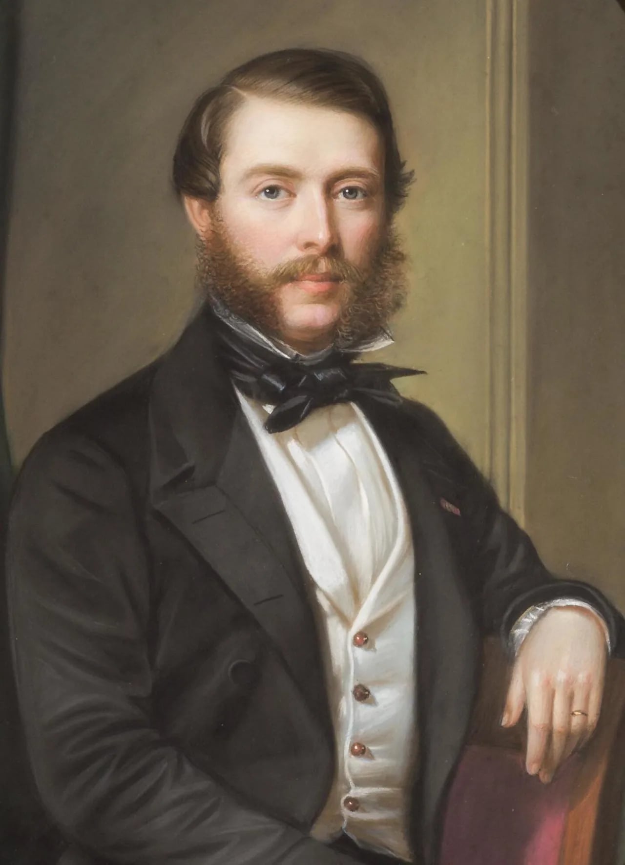 Porträt von Frederik Willem Jacob van Aylva van Pallandt (1826–1906) – Gedenkseite