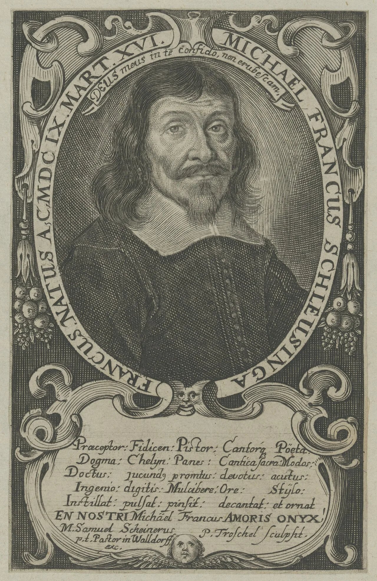 Portrait of Michael Franck (1609–1667) – memorial page