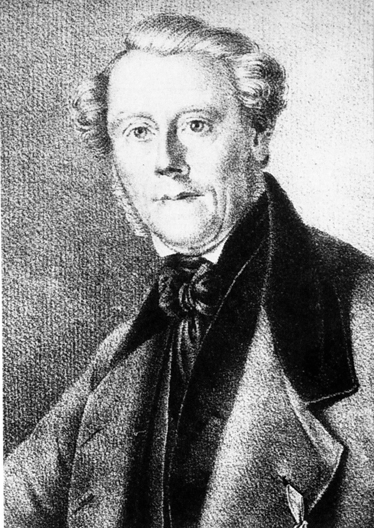 Portrait of Christian Prinz (1801–1849) – memorial page