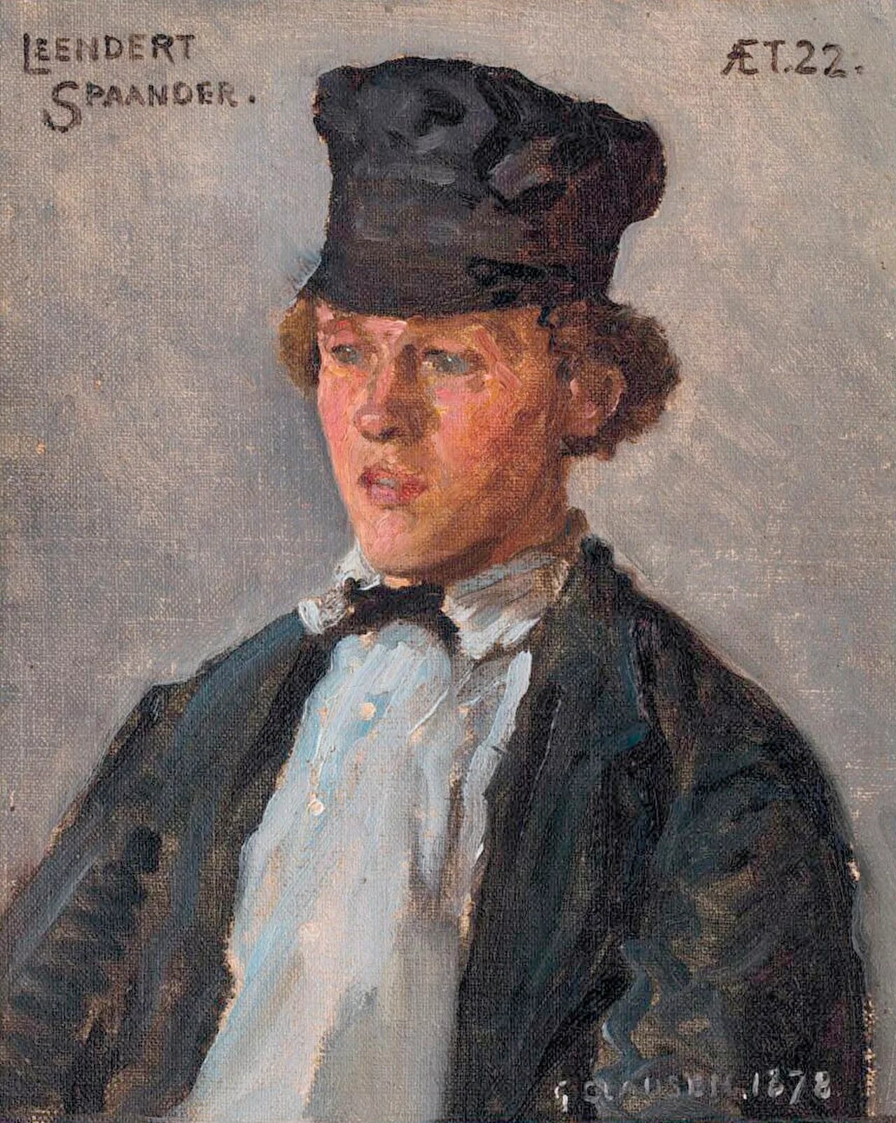Portrait of Leendert Spaander (1855–1955) – memorial page