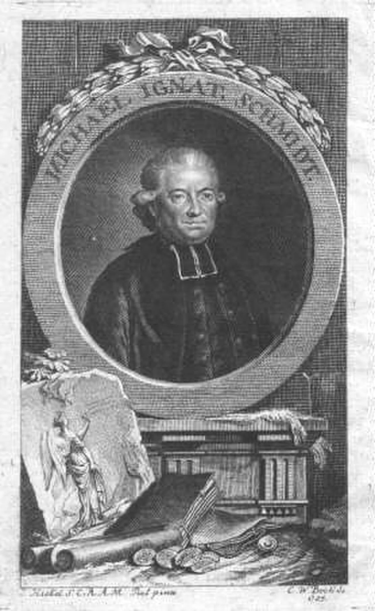 Porträt von Michael Ignaz Schmidt (1736–1794) – Gedenkseite