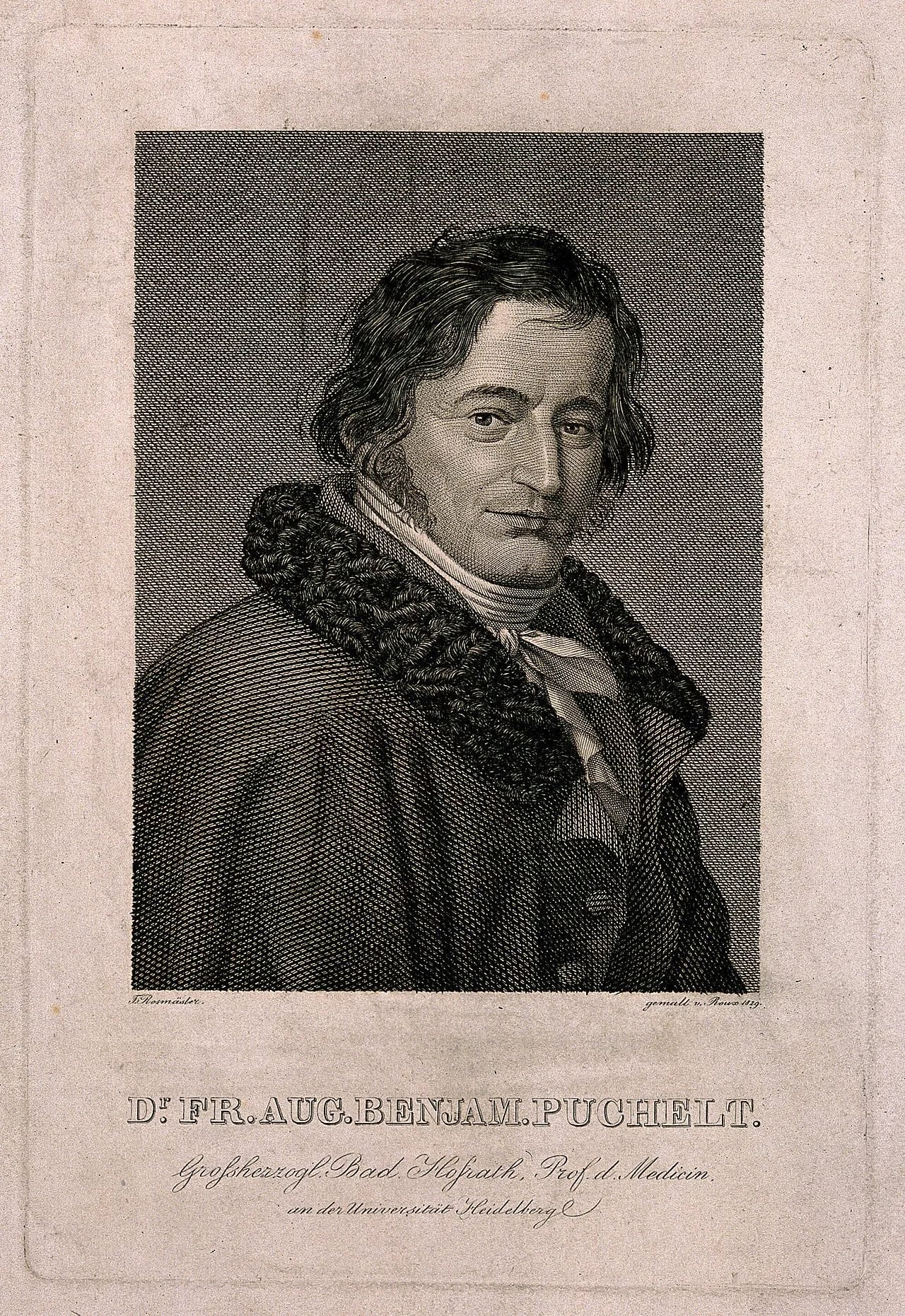 Porträt von Friedrich Puchelt (1784–1856) – Gedenkseite