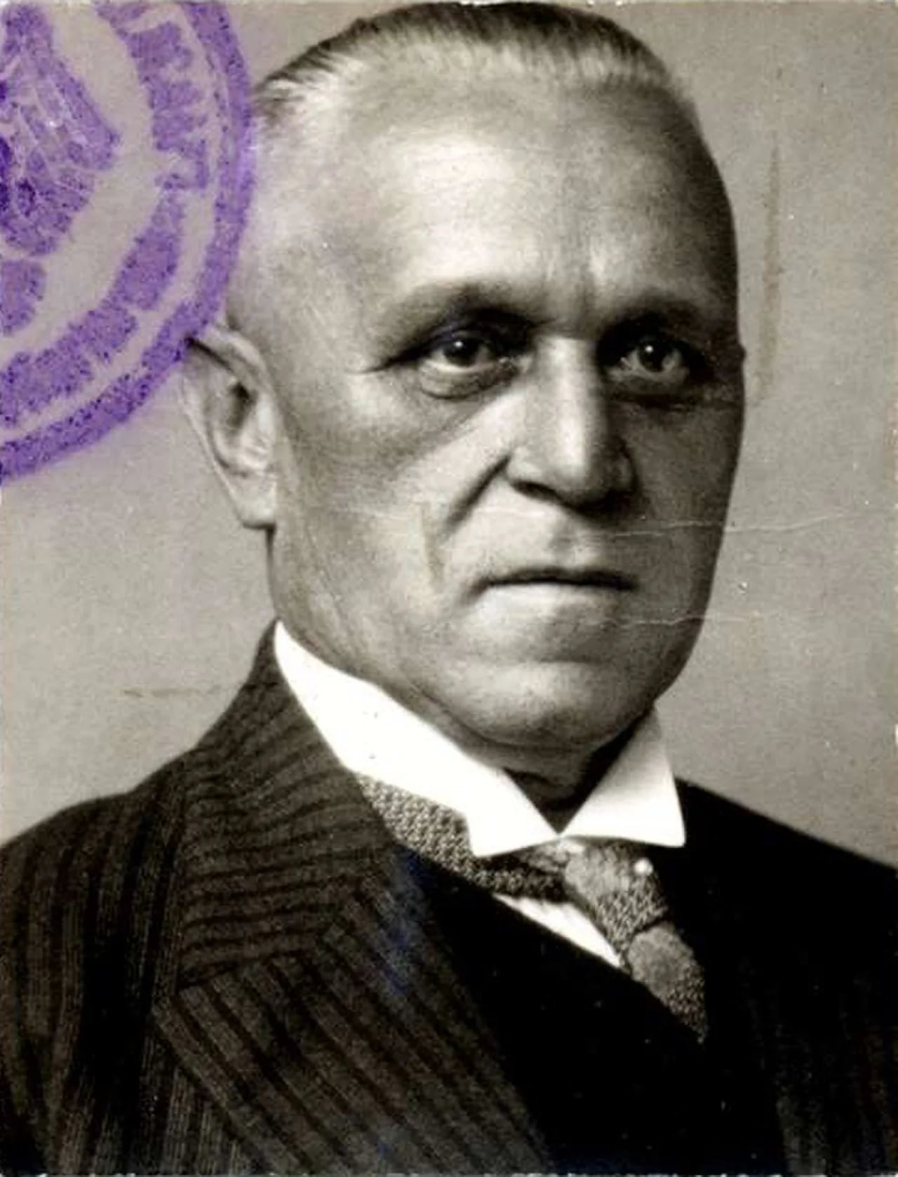 Porträt von Georg Theodor Bauer (1873–1933) – Gedenkseite