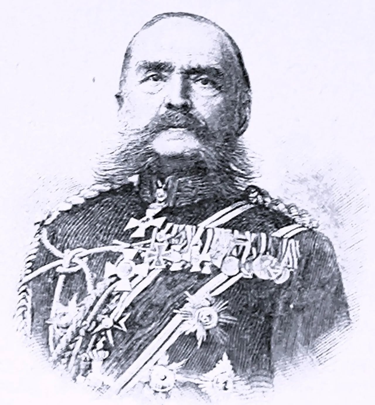 Porträt von Karl Finck von Finckenstein (1835–1915) – Gedenkseite
