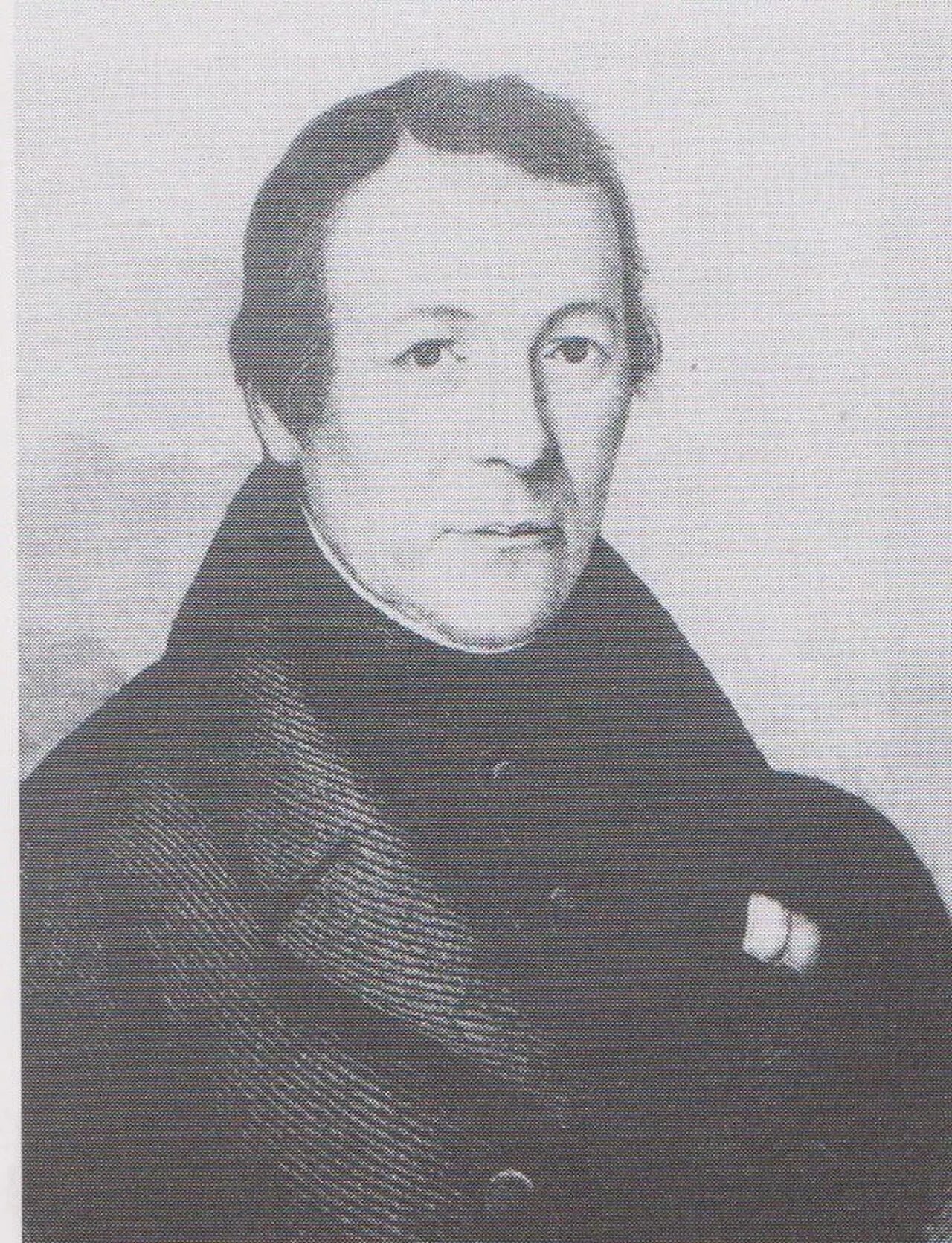 Porträt von Matthäus Cornelius Münch (1771–1853) – Gedenkseite