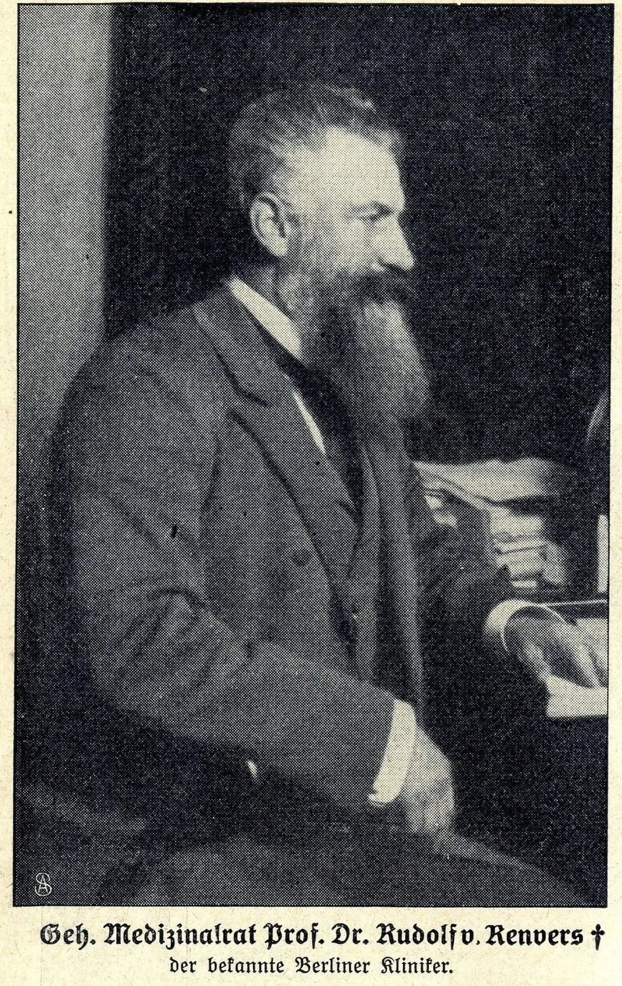 Portrait of Rudolf von Renvers (1854–1909) – memorial page