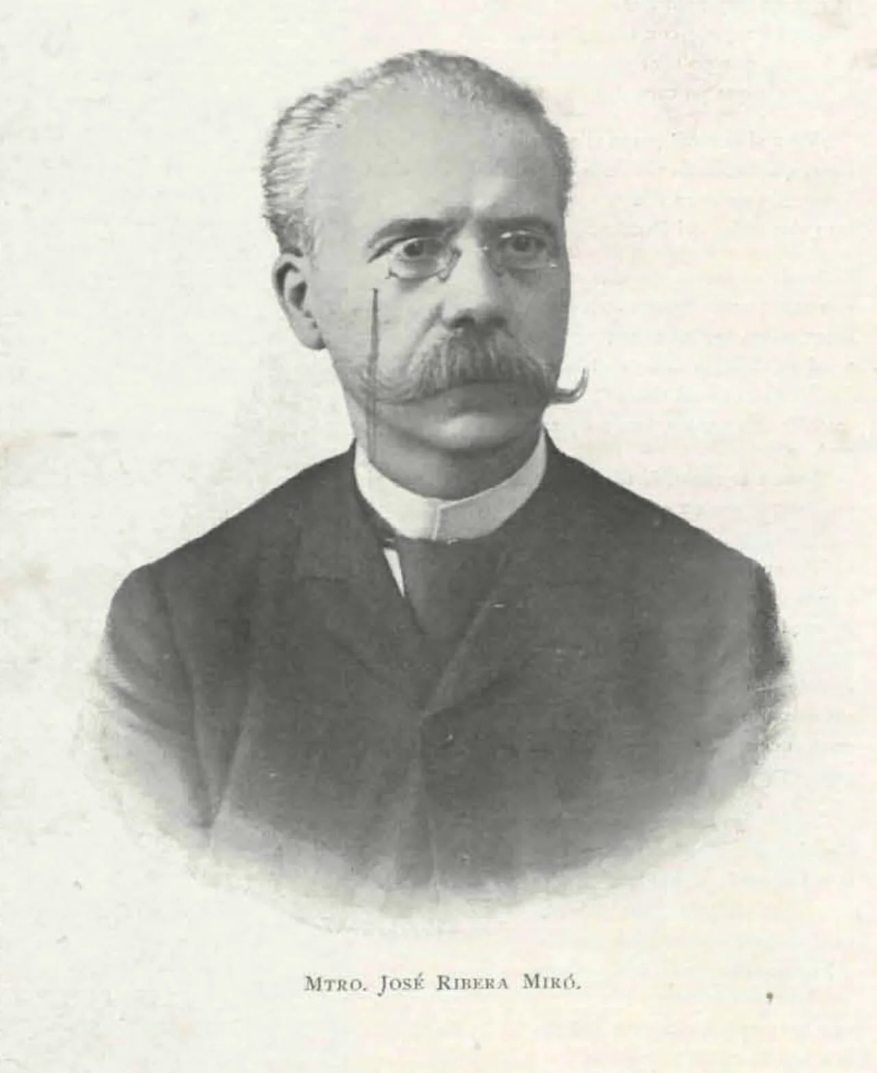 Porträt von Josep Ribera i Miró (1839–1921) – Gedenkseite