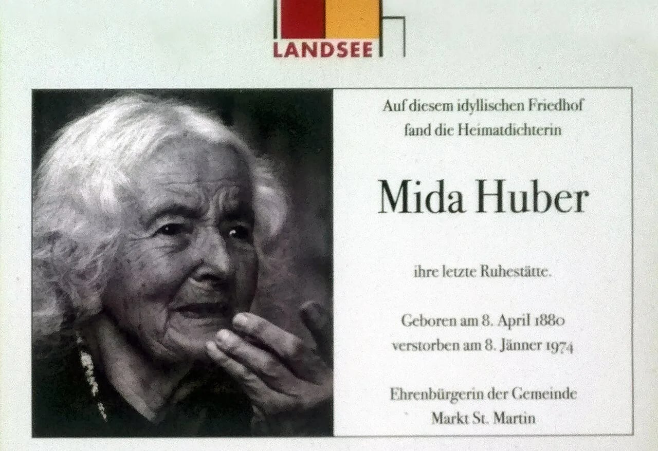 Porträt von Mida Huber (1880–1974) – Gedenkseite