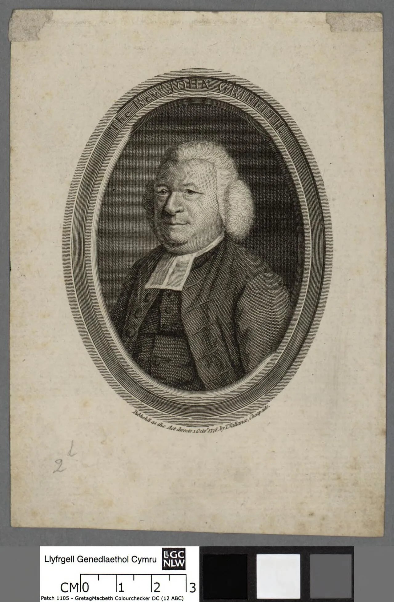 Portrait of John Griffith (1713–1776) – memorial page