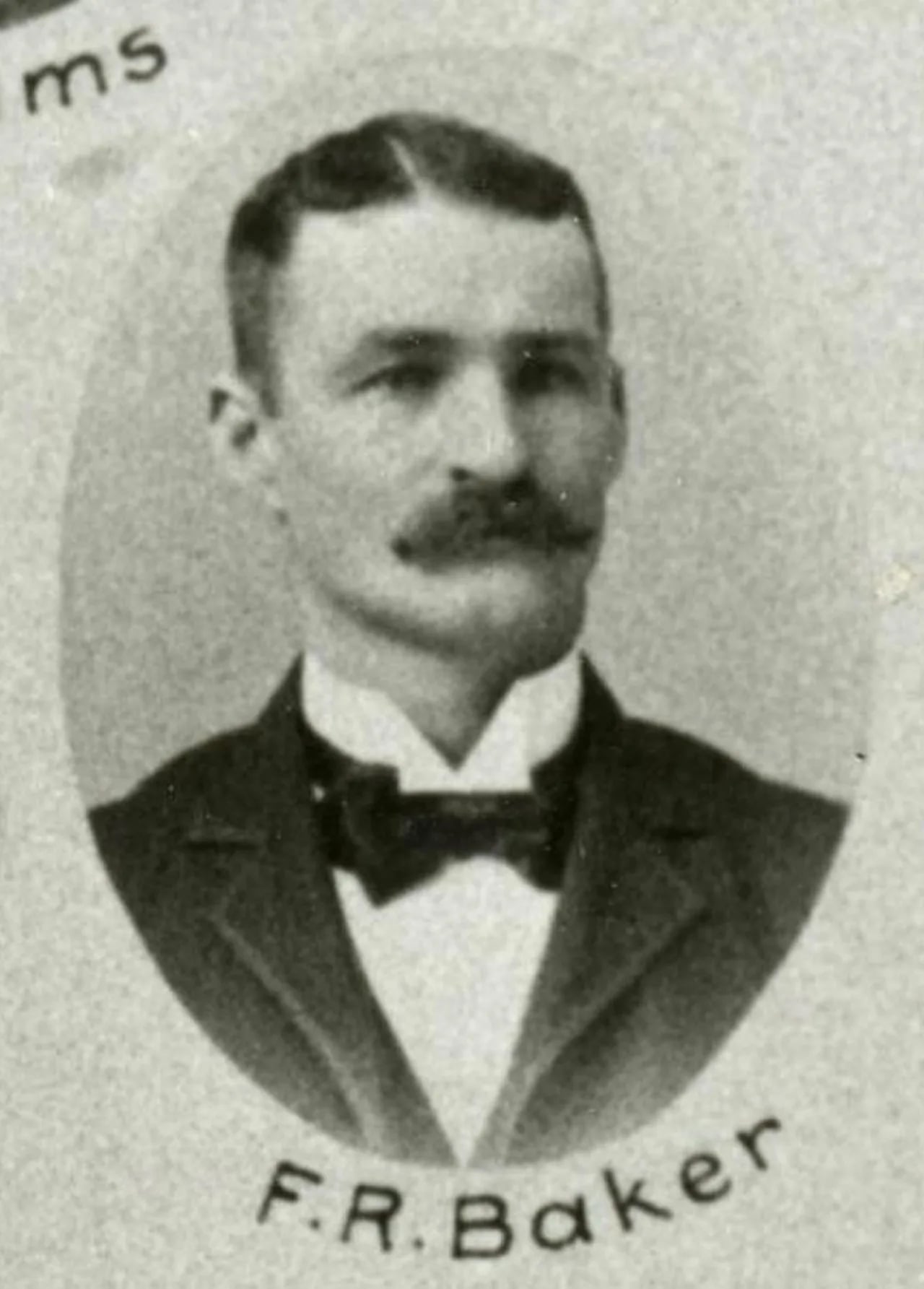 Portrait of Frank R. Baker (1861–1952) – memorial page