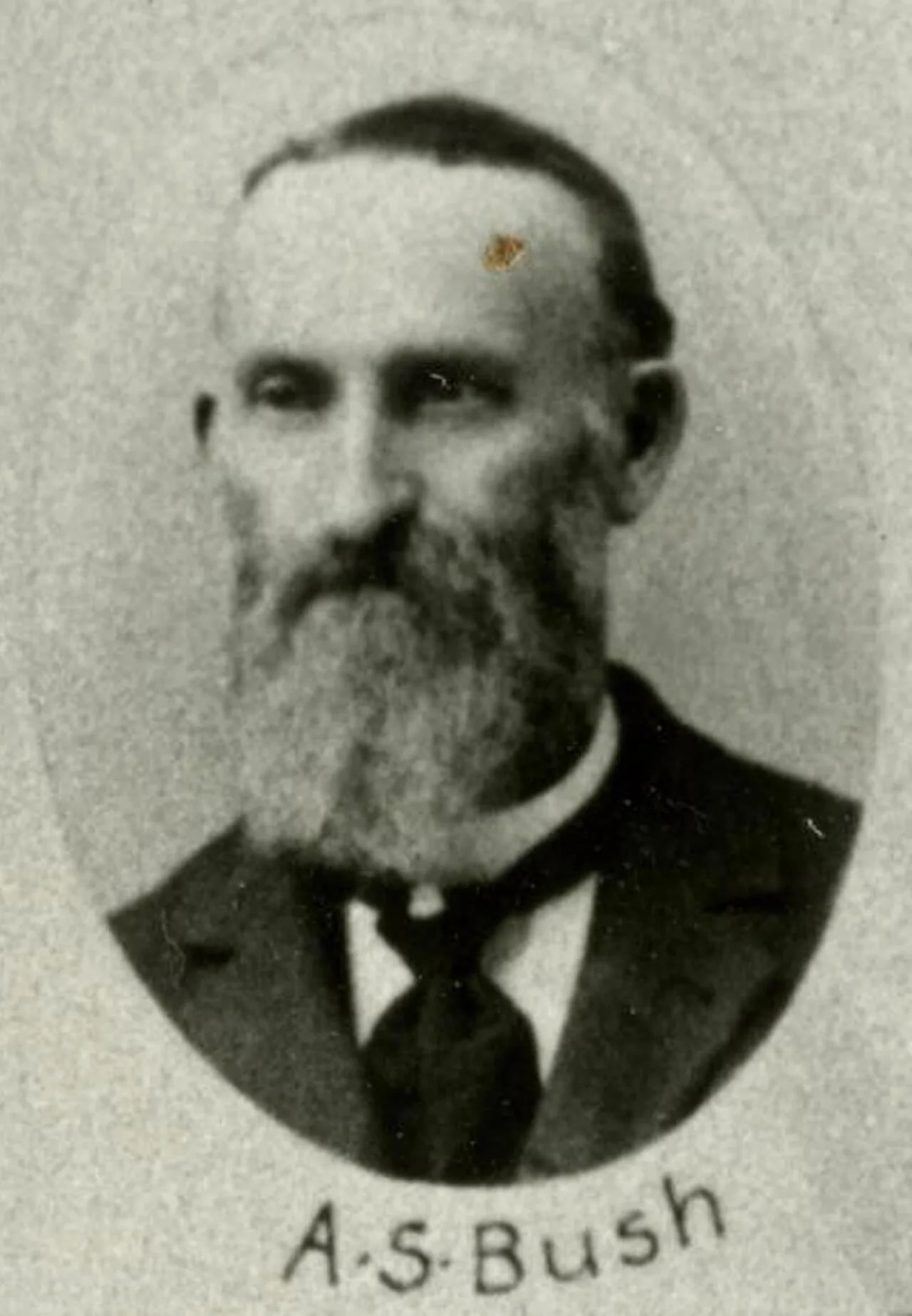 Porträt von A. S. Bush (1837–1917) – Gedenkseite