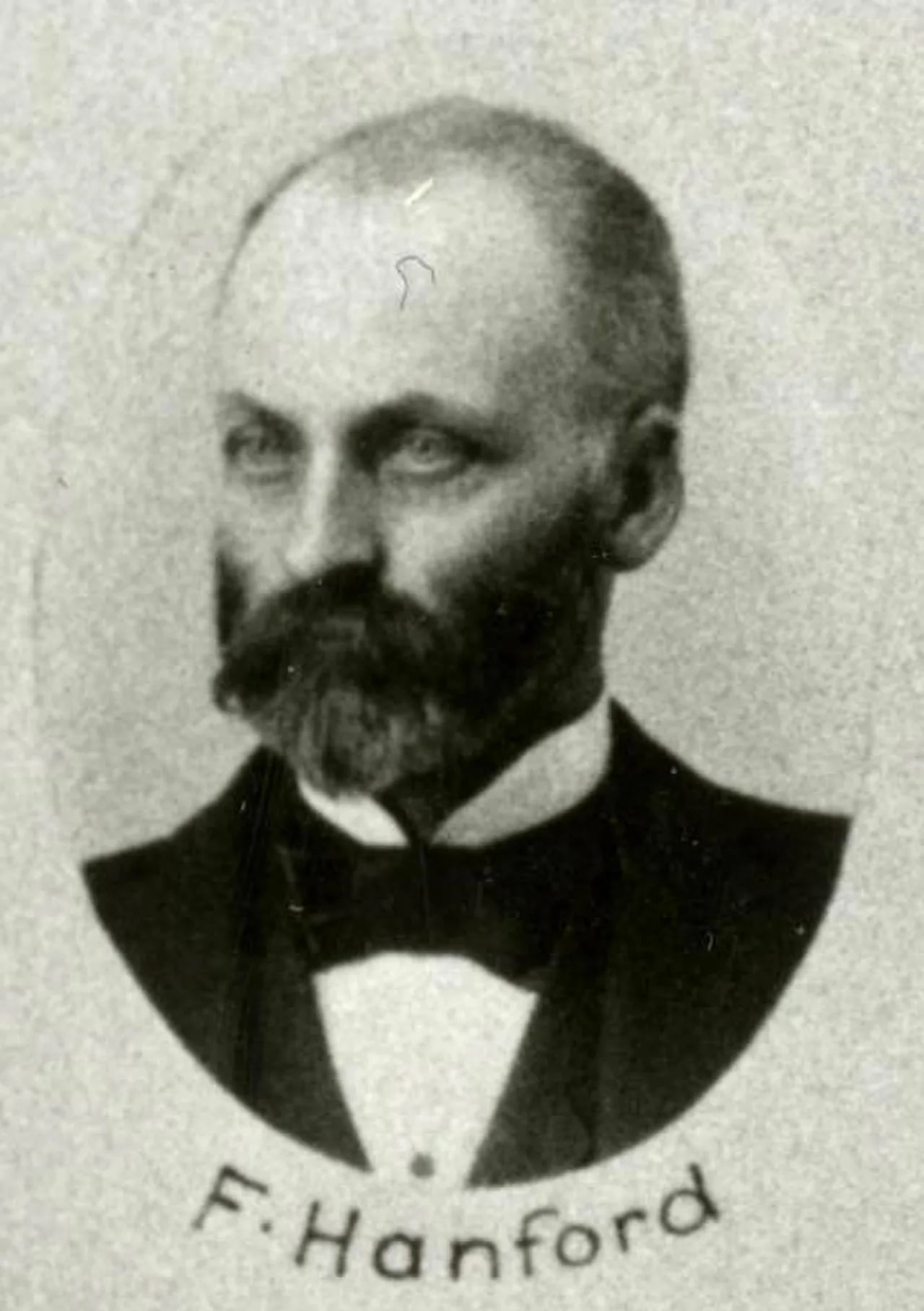 Portrait of Frank Hanford (1853–1921) – memorial page