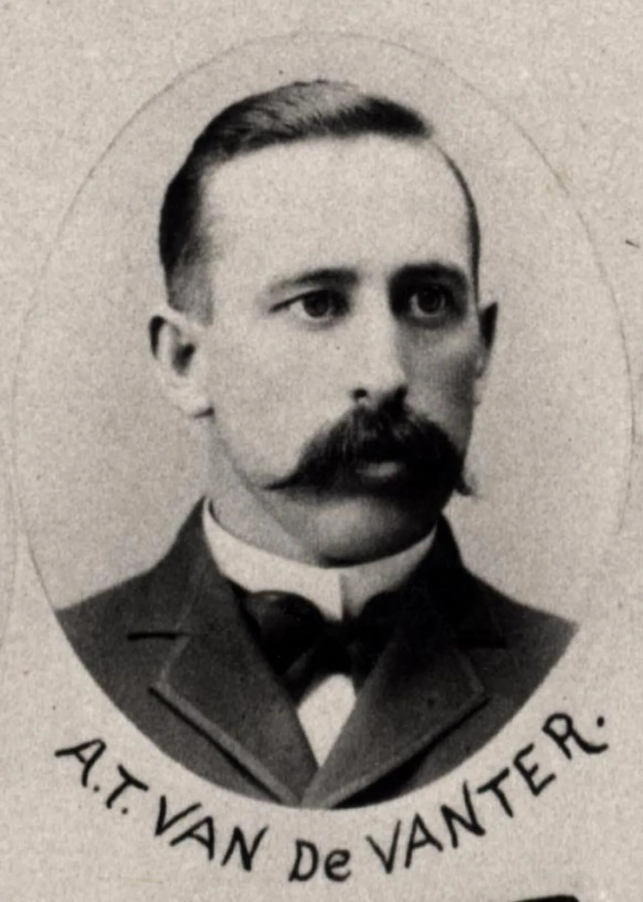 Portrait of A. T. Van de Vanter (1859–1907) – memorial page