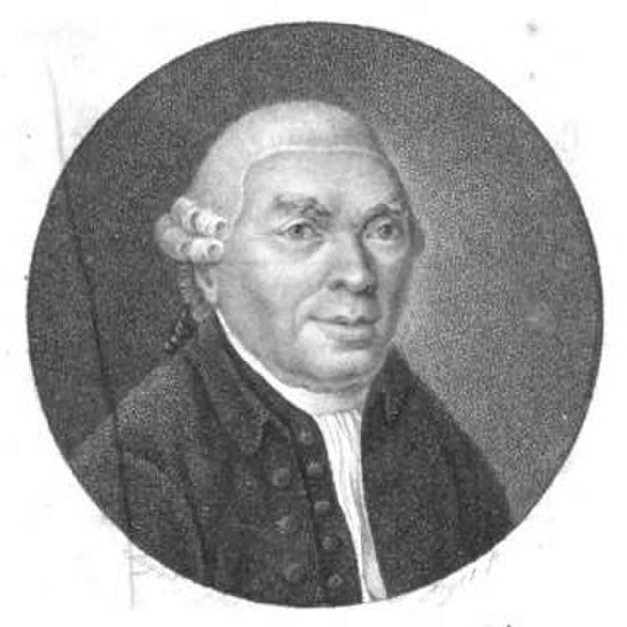 Porträt von Johann Christoph Kühnau (1735–1805) – Gedenkseite