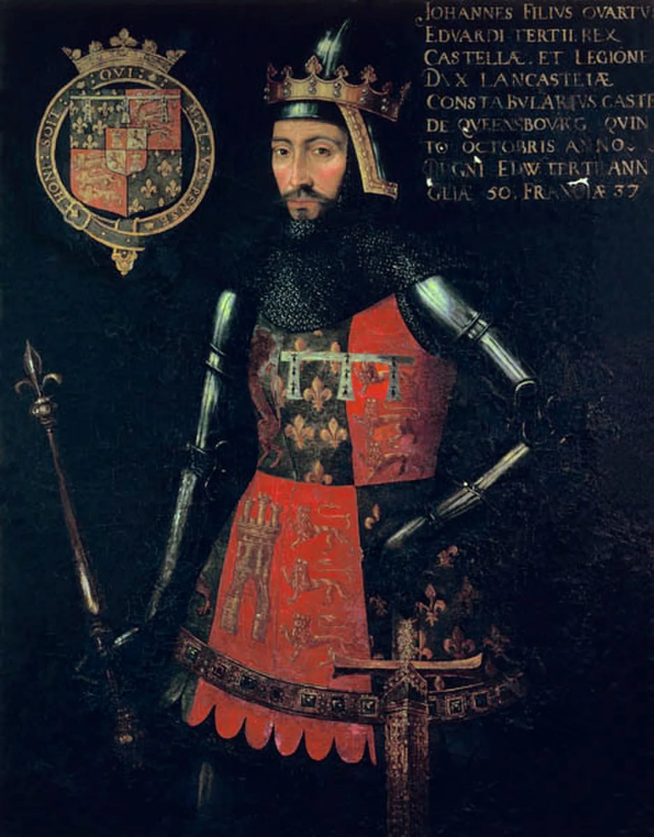 Portrait of John of Gaunt, 1. Duke of Lancaster (1340–1399) – memorial page