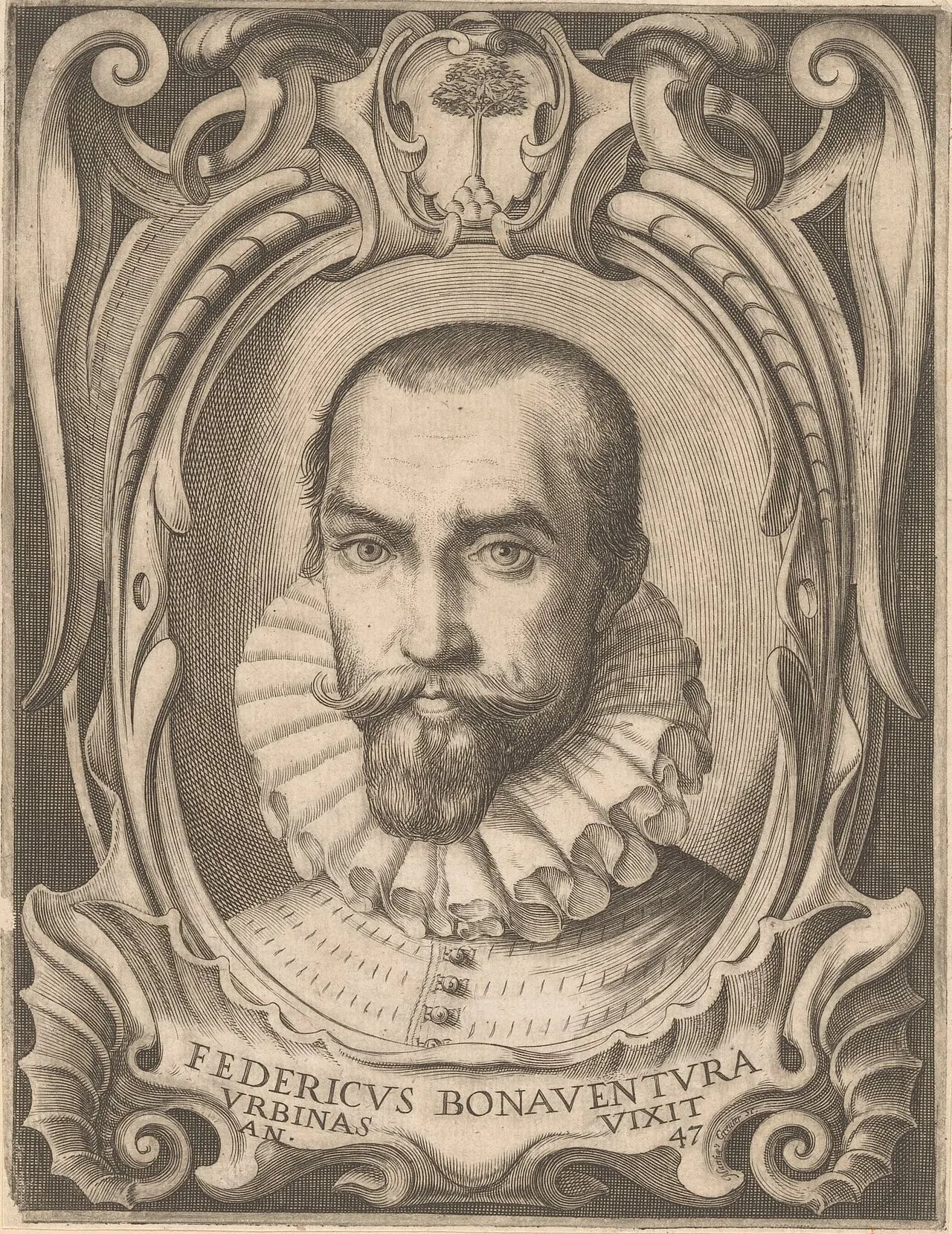 Porträt von Federico Bonaventura (1555–1602) – Gedenkseite