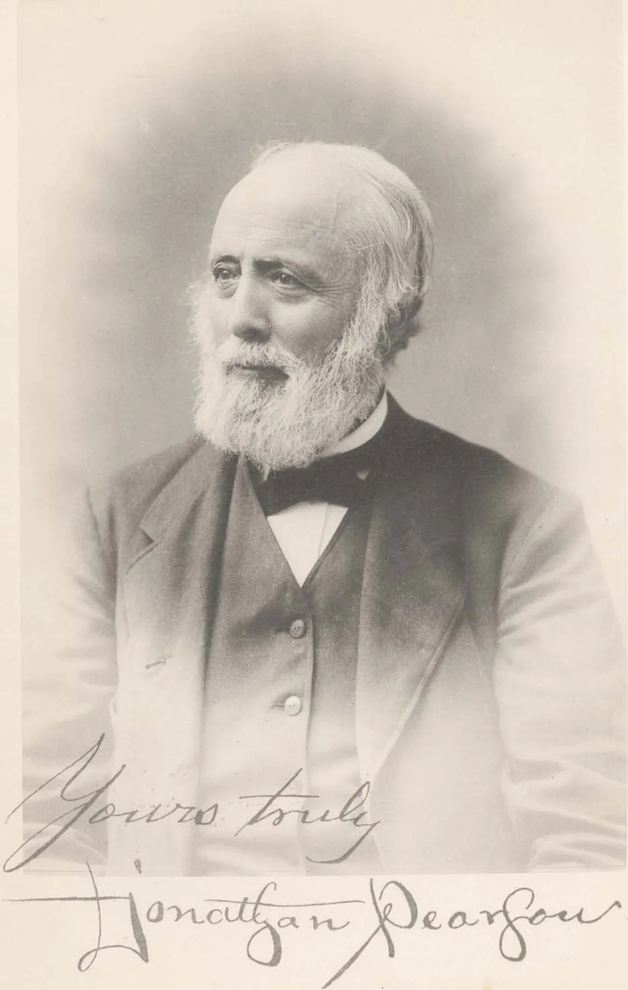Porträt von Jonathan Pearson (1813–1887) – Gedenkseite