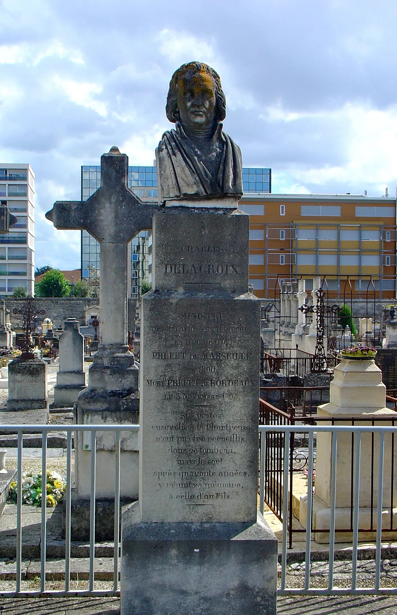 Porträt von Charles-François Delacroix (1741–1805) – Gedenkseite