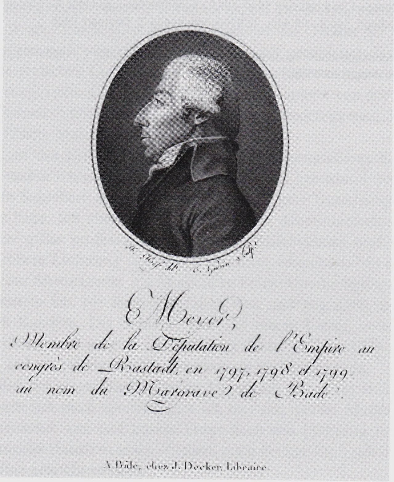 Porträt von Emanuel Meier (1746–1817) – Gedenkseite