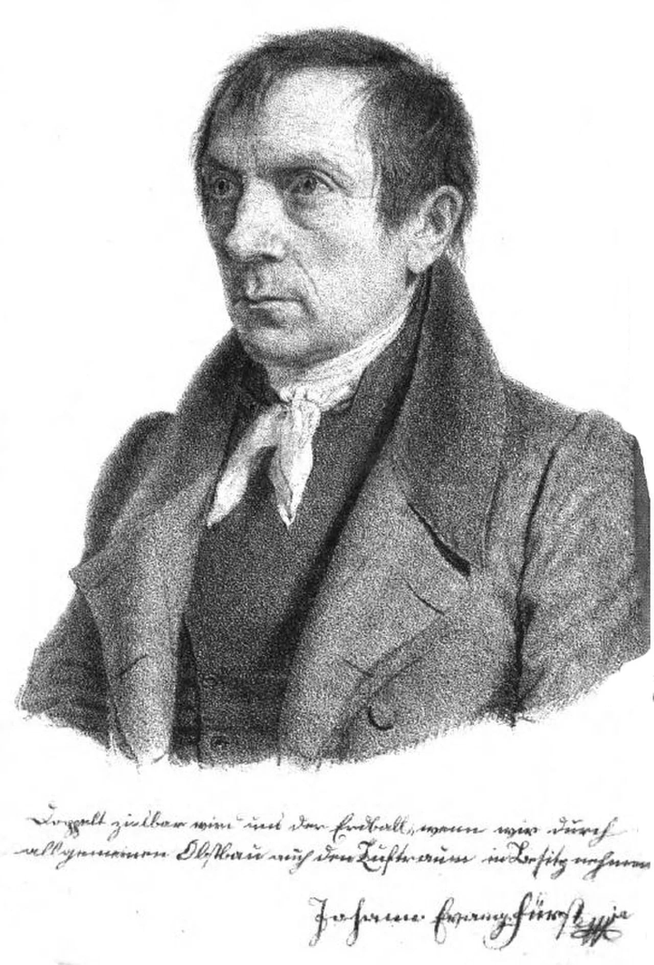 Porträt von Johann Evangelist Fürst (1784–1846) – Gedenkseite