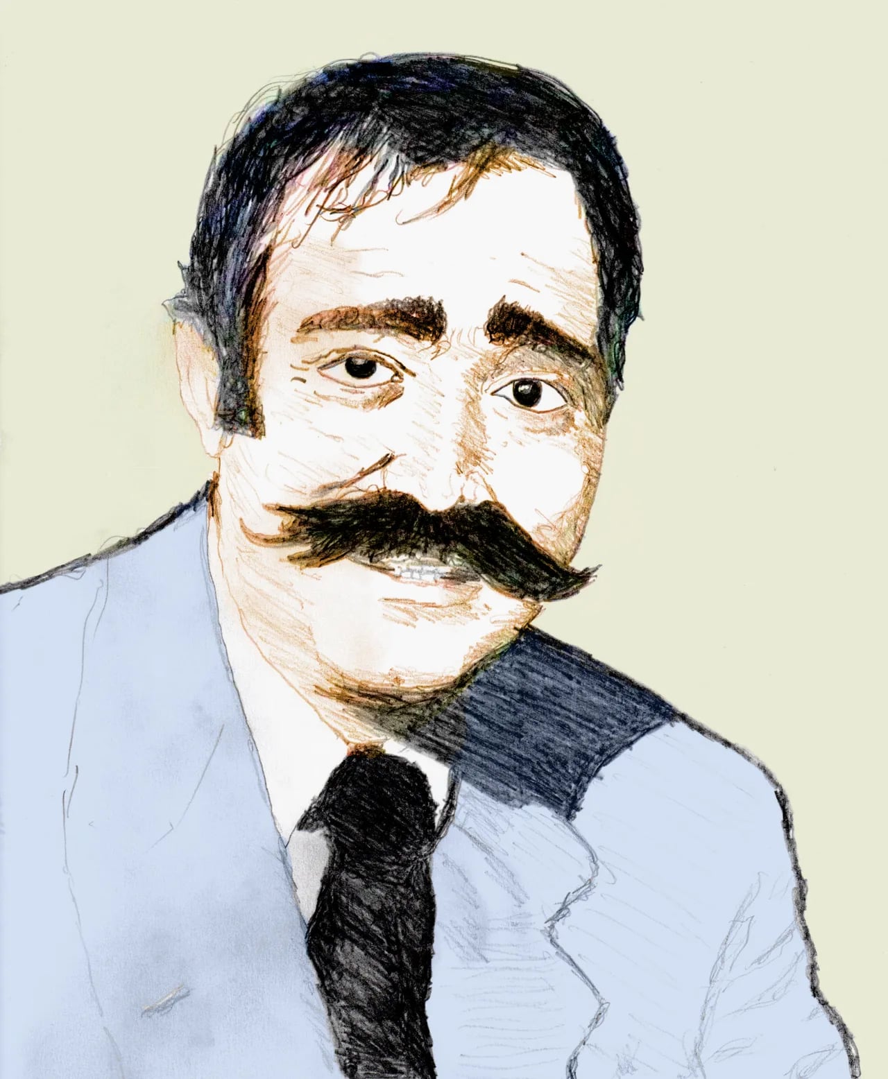 Porträt von Moustache (1929–1987) – Gedenkseite