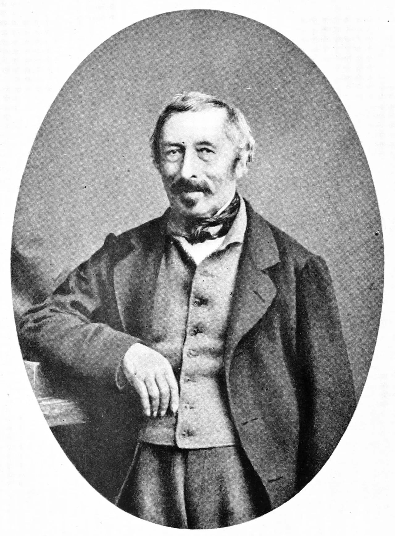 Porträt von Adolphe de Graslin (1802–1882) – Gedenkseite